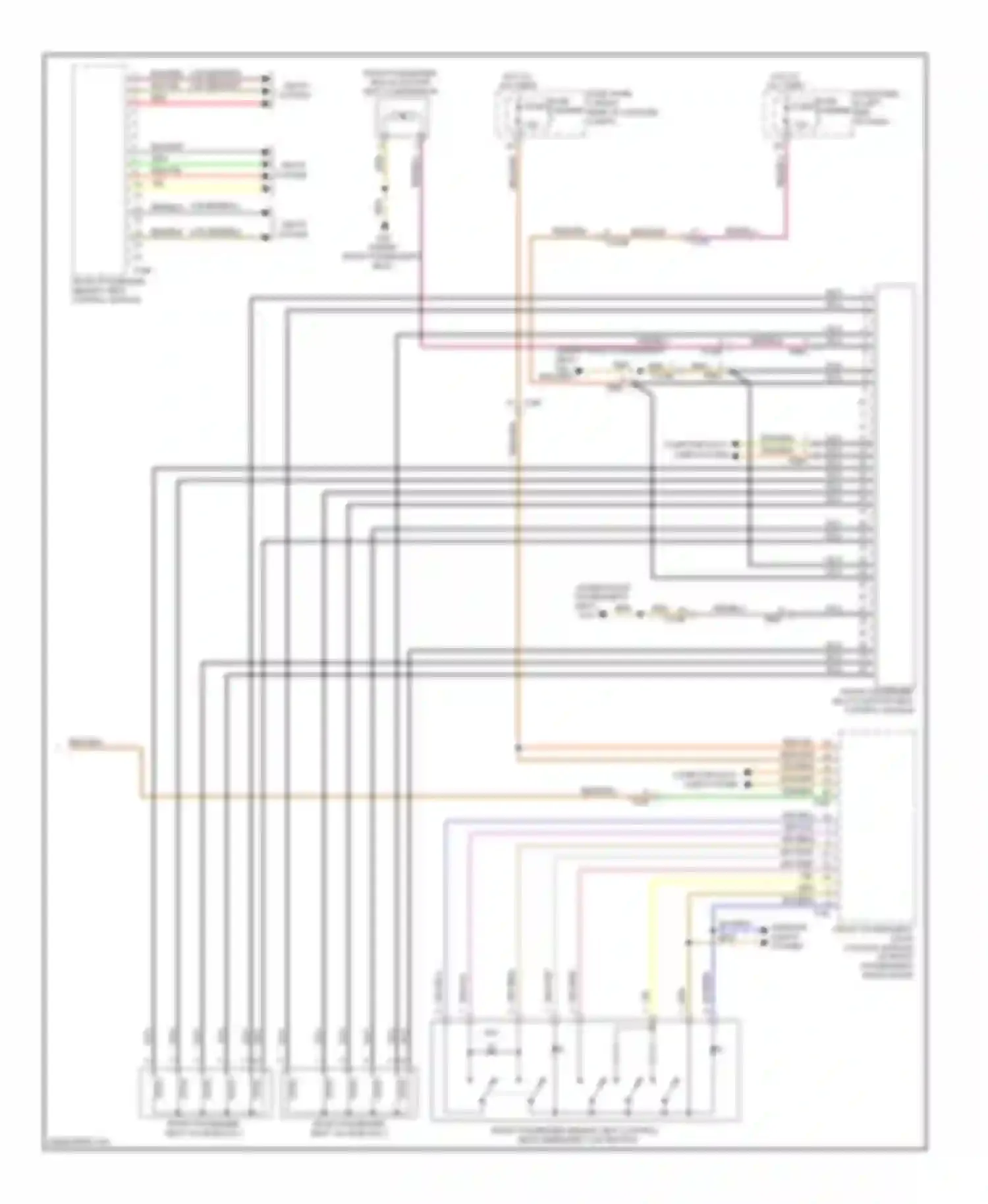 A6 Audi C7 (2011-2014): Memory seat circuit (4 of 4)