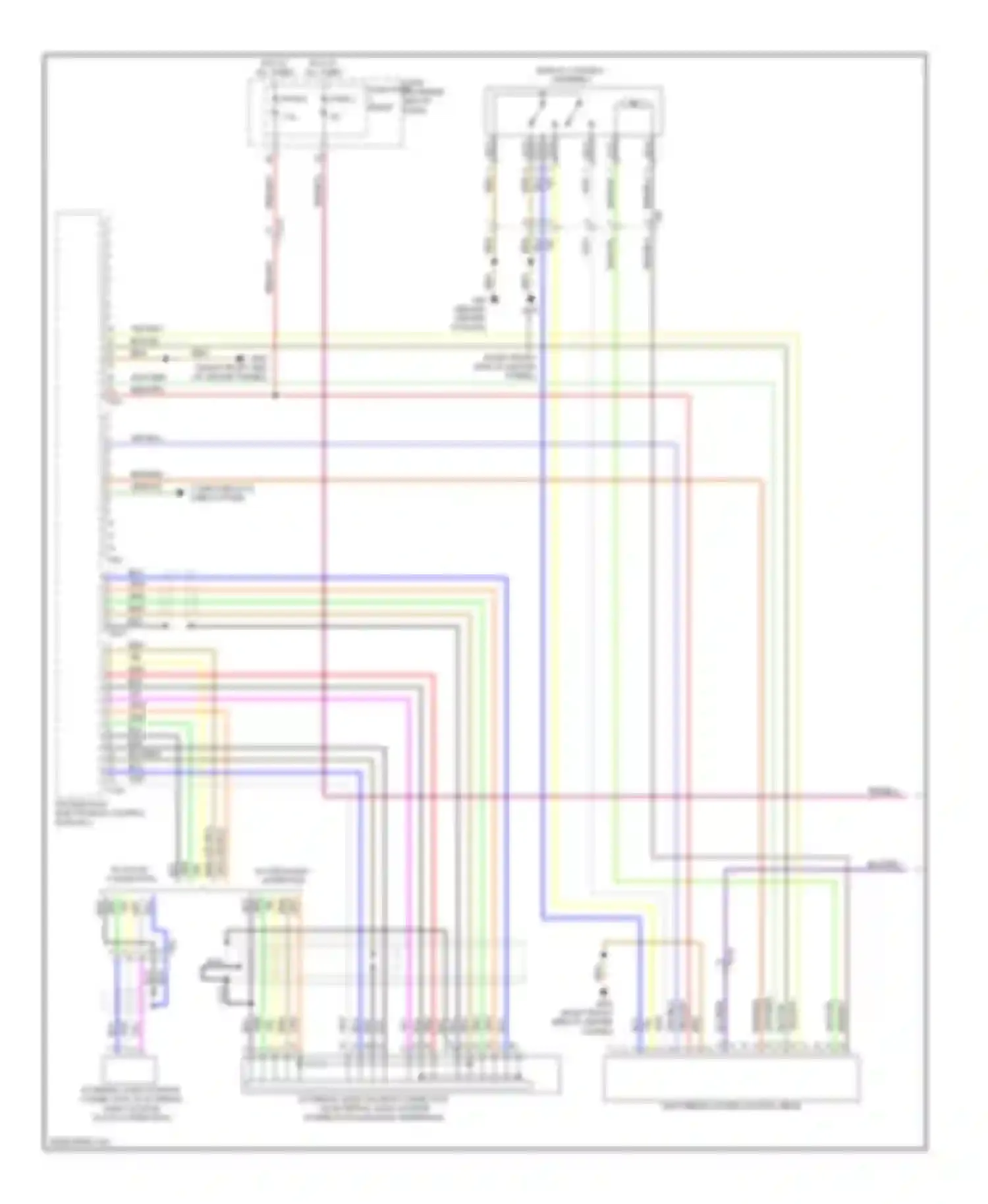 A6 Audi C7 (2011-2014): Navigation circuit, with navigation plus (1 of 2)