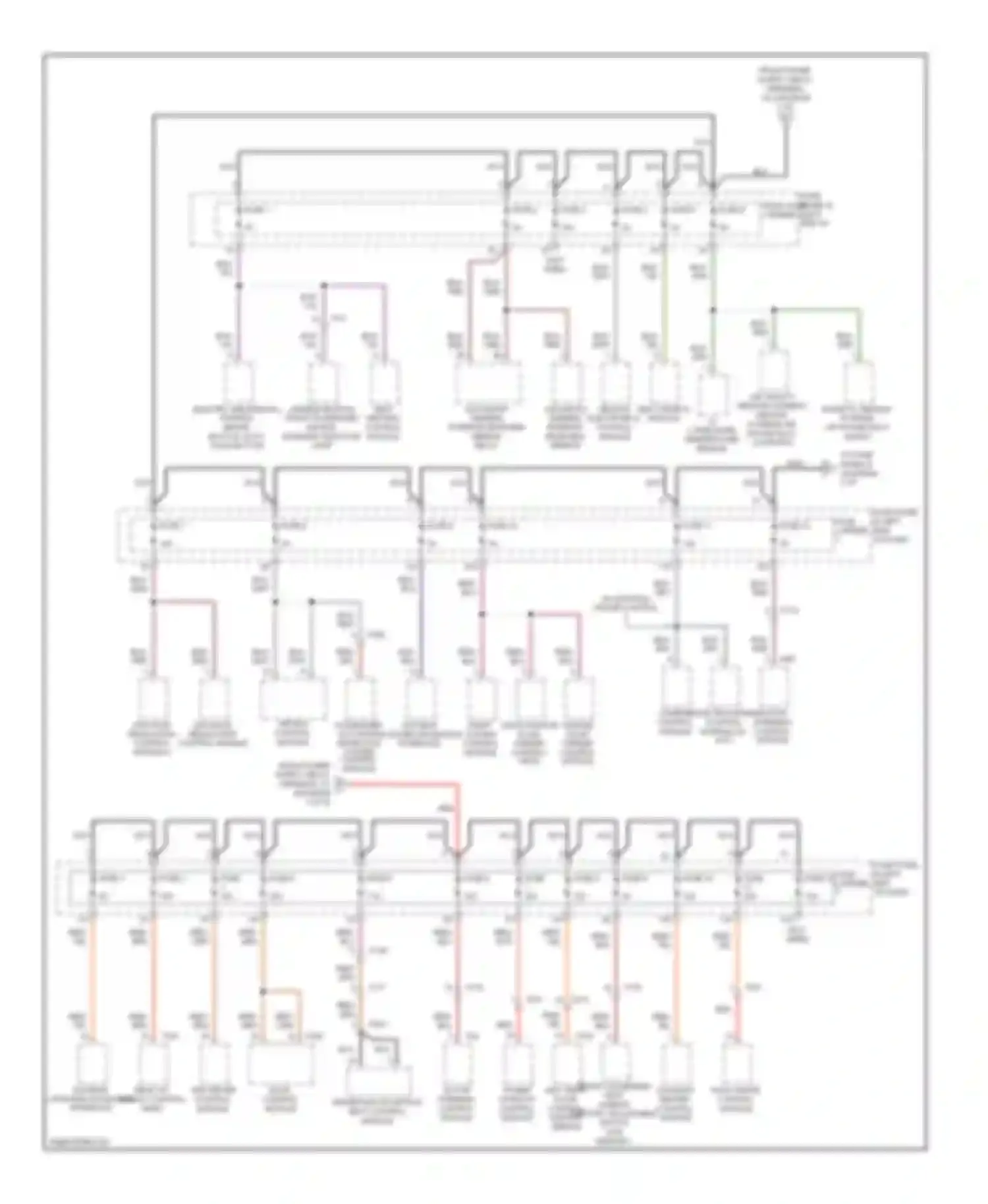 A6 Audi C7 (2011-2014): Power distribution circuit (4 of 8)