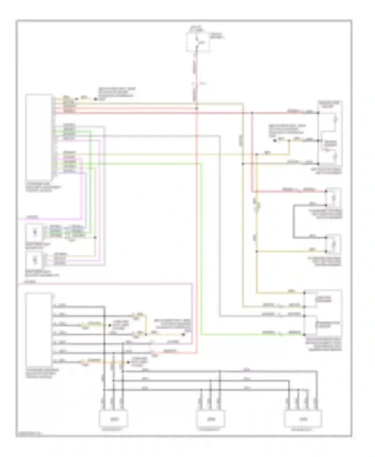 A6 Audi C7 (2011-2014): Rear heated seats circuit, with ventilation (2 of 2)