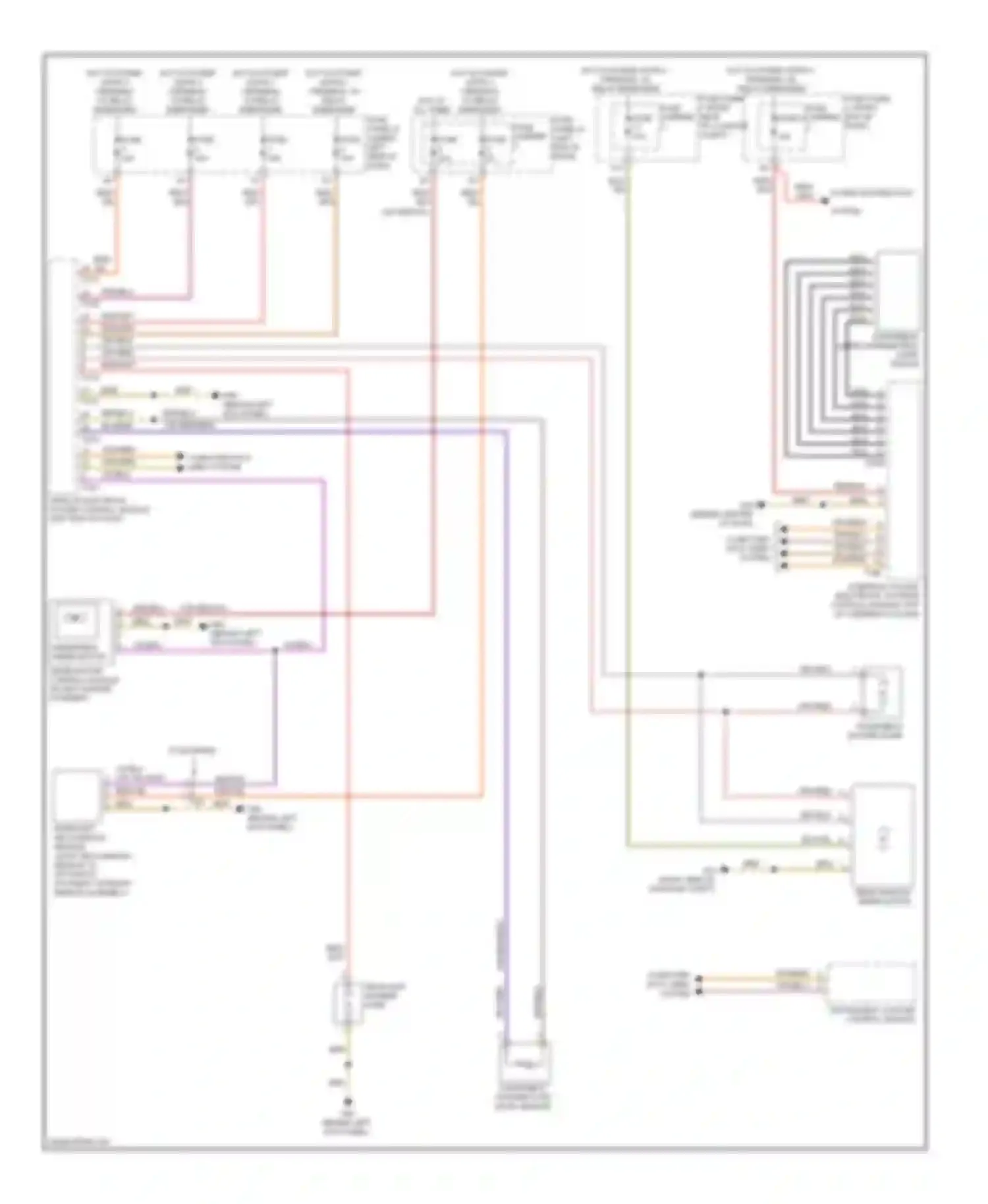A6 Audi C7 (2011-2014): Wiper/washer circuit