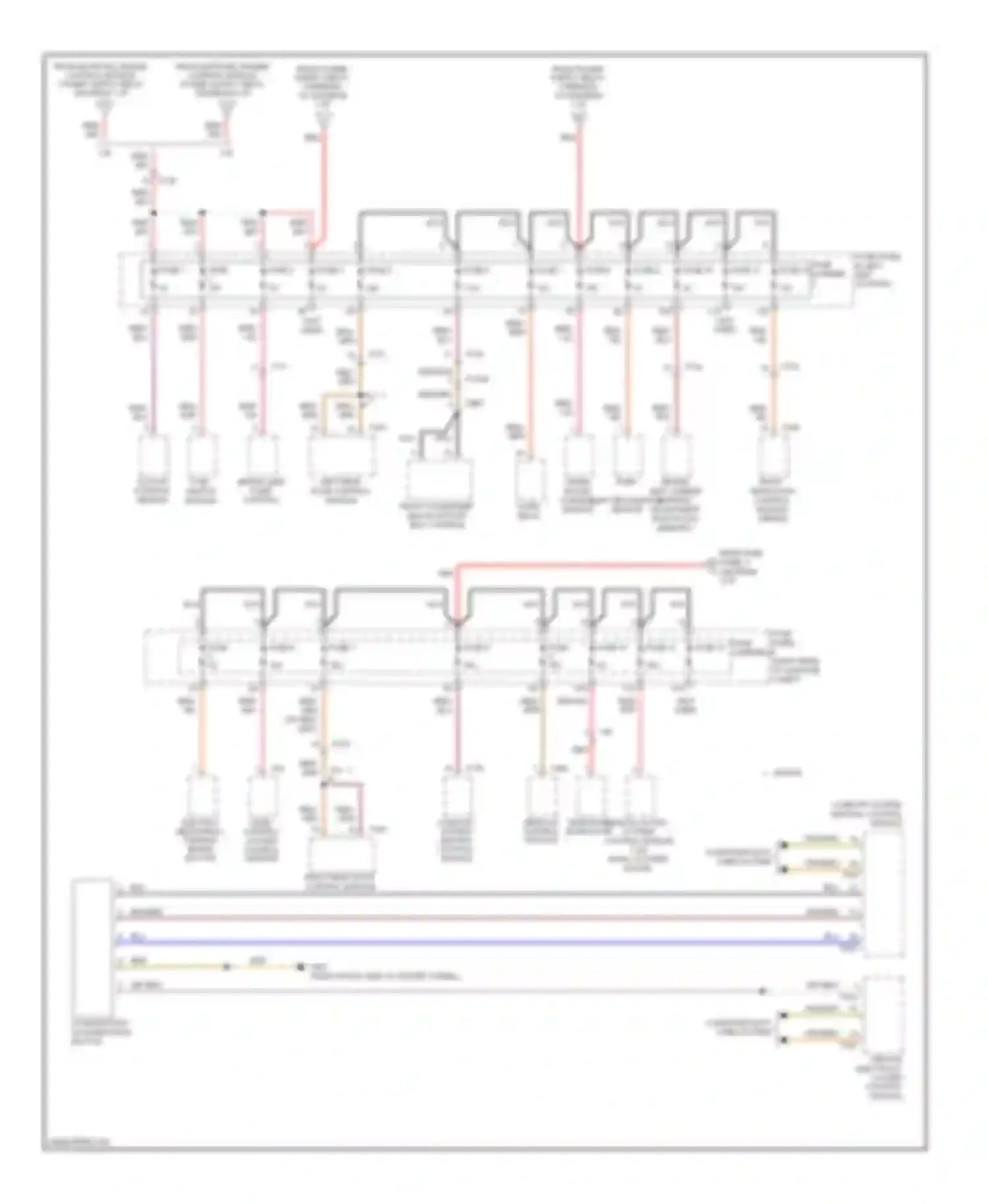 Wiring diagram 2.0l for Audi A6 C7 (2011-2014) (4 of 4)