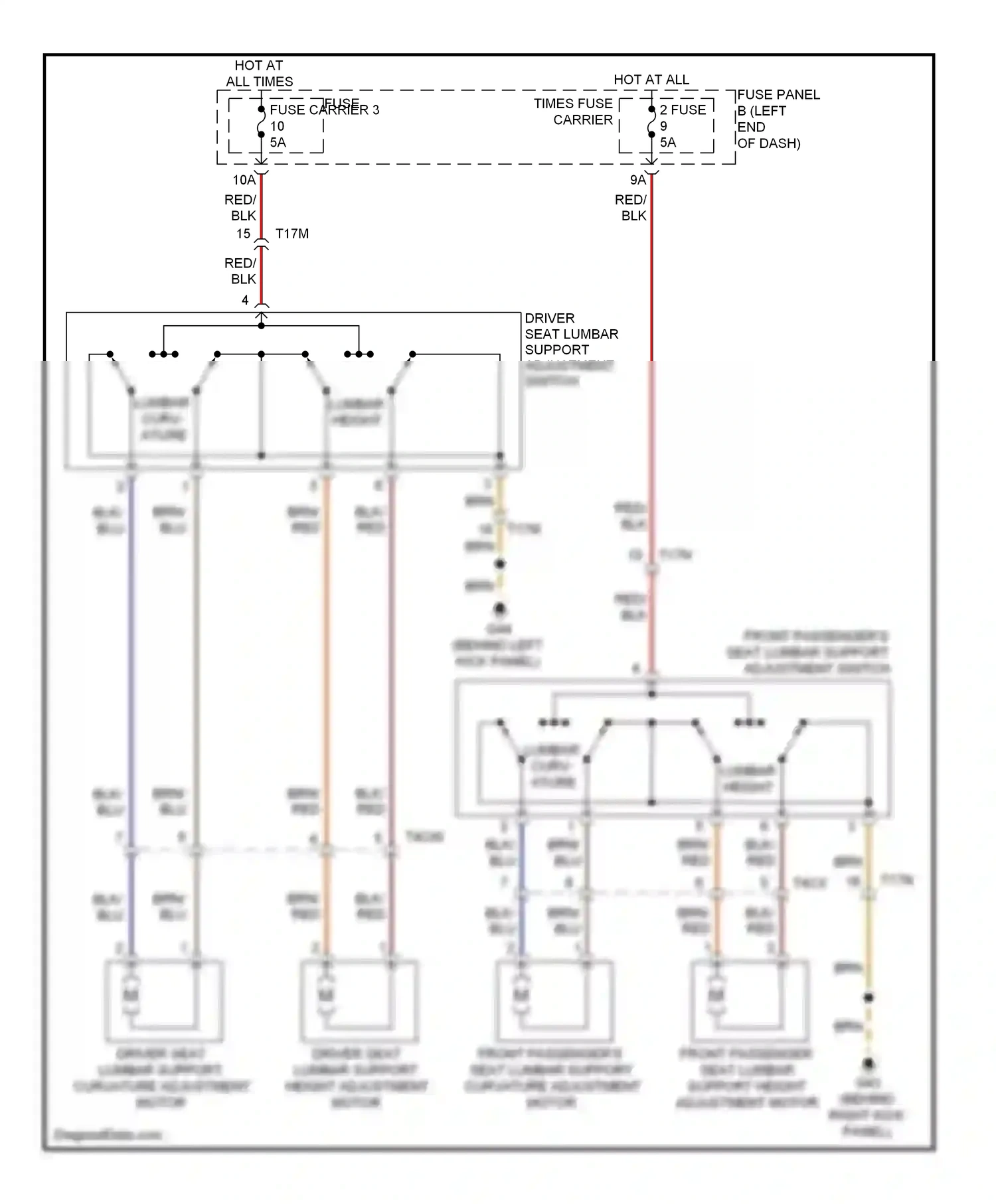 Audi A6 C7 (2011-2014) (behind left kick panel) wiring diagram  (25 of 31)