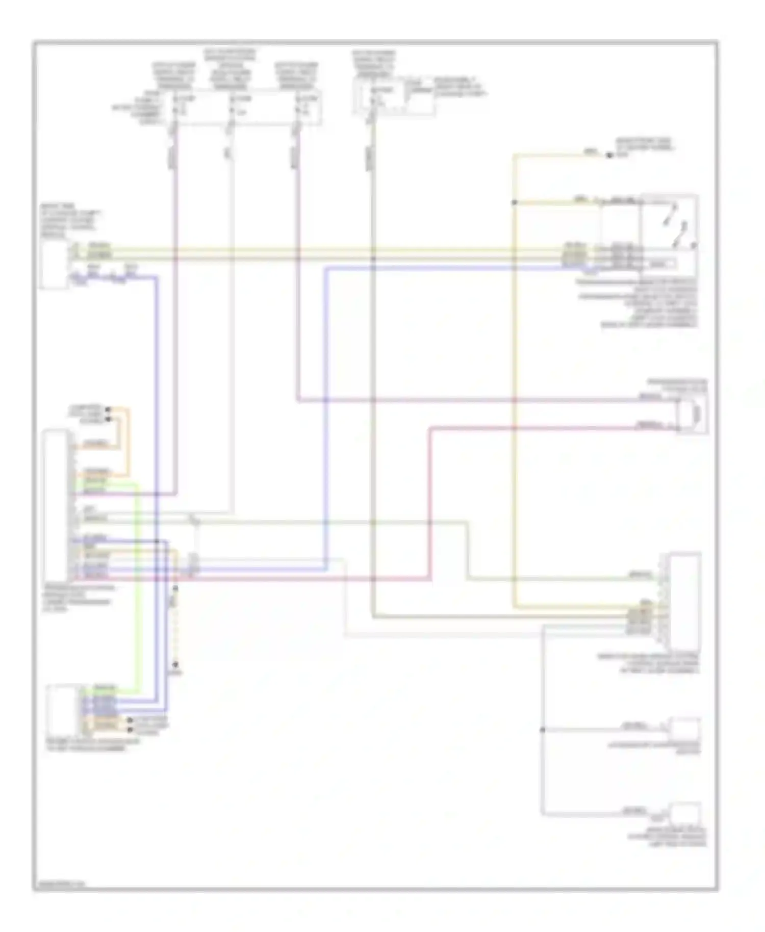 Wiring diagram fuse carrier for Audi A6 C7 (2011-2014)