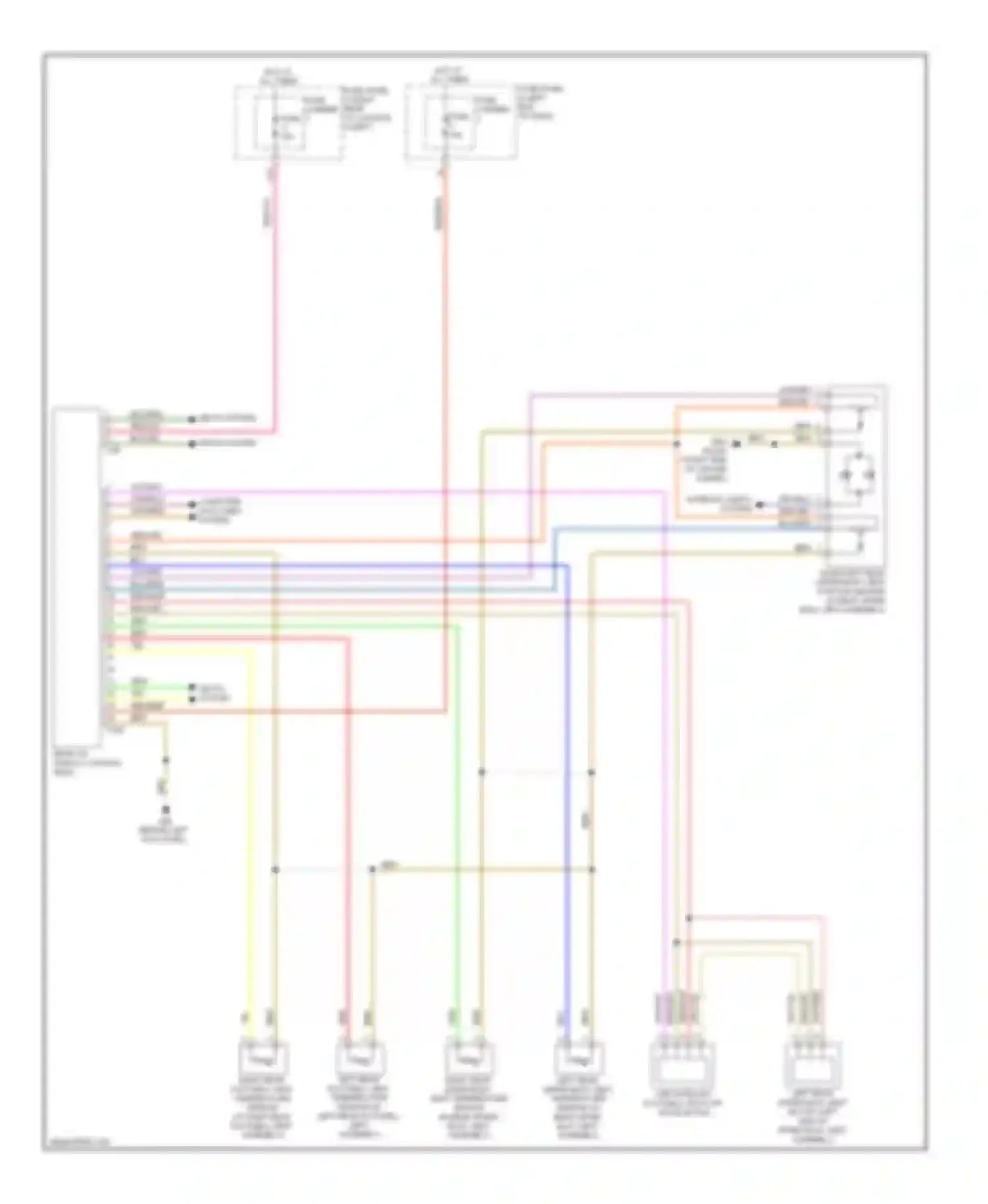 Wiring diagram red for Audi A6 C7 (2011-2014)