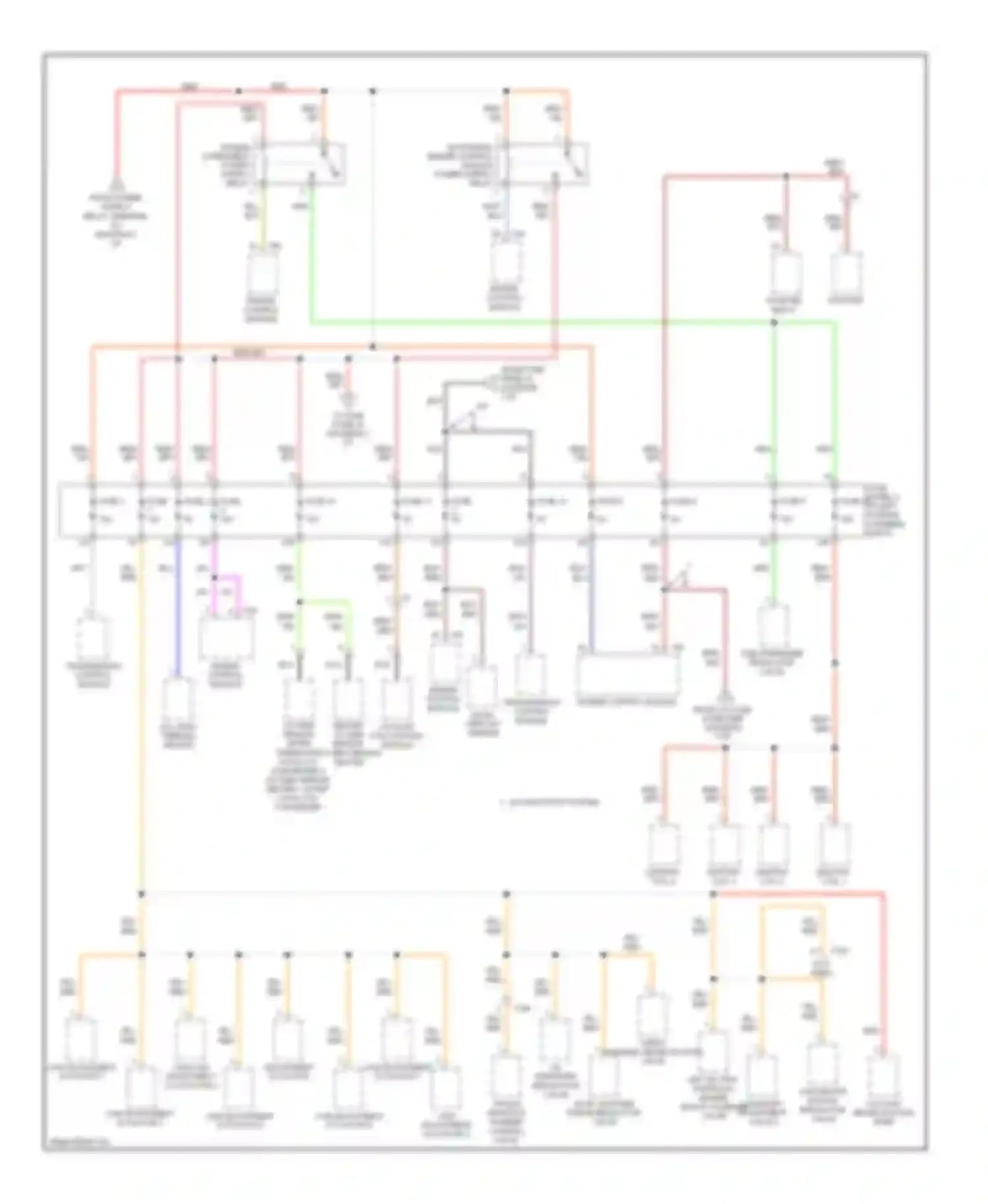 Wiring diagram fuse 3 fuse 12 for Audi A6 C7 (2011-2014)