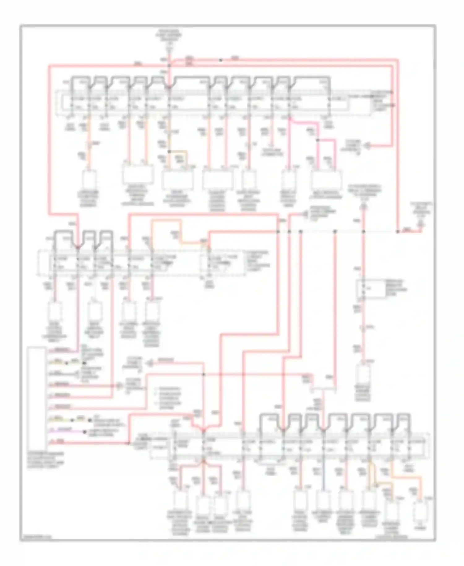 Wiring diagram fuel tank leak detection control module for Audi A6 C7 (2011-2014)
