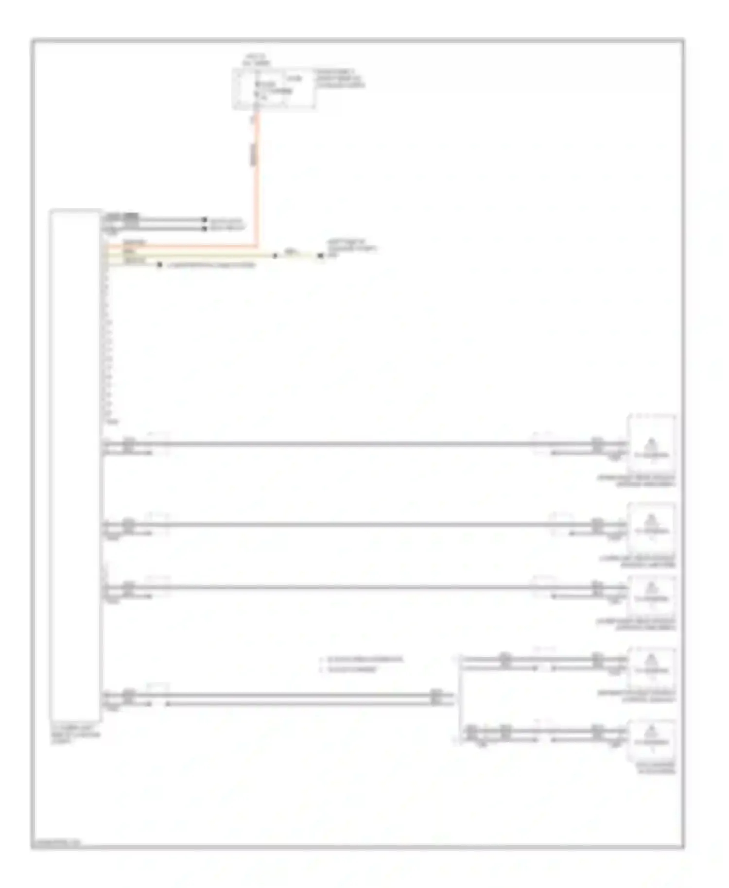 Wiring diagram fuse 11 carrier for Audi A6 C7 (2011-2014) (1 of 2)
