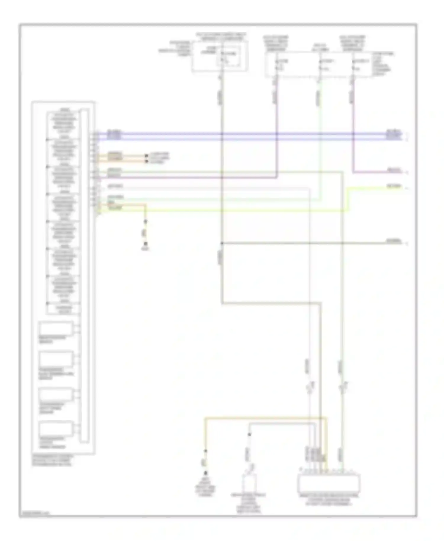 Wiring diagram fuse 13 for Audi A6 C7 (2011-2014) (1 of 1)