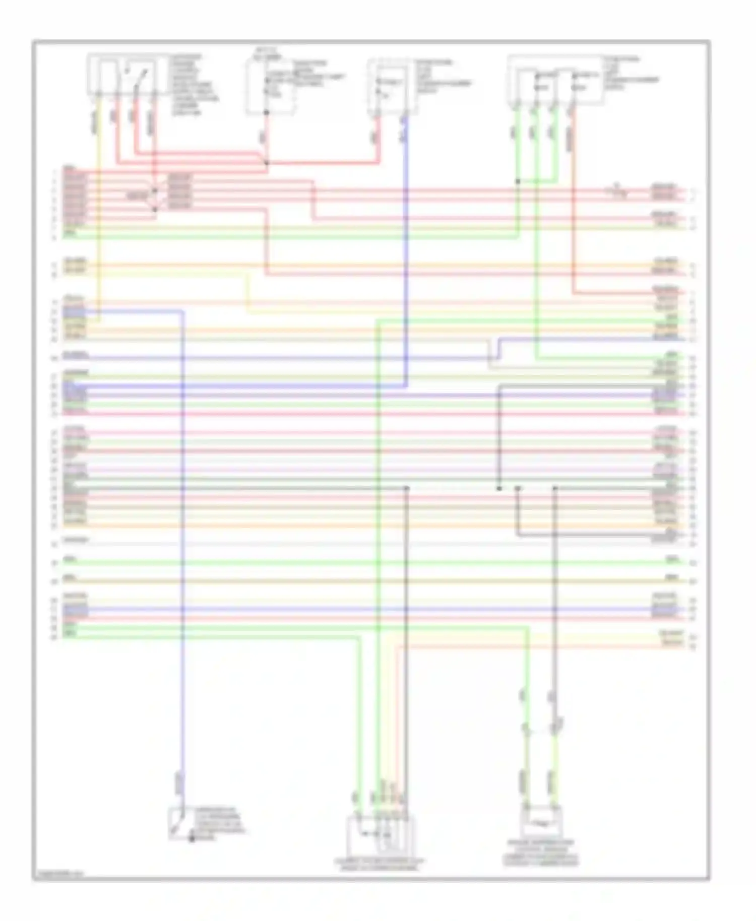 Wiring diagram fuse 14 for Audi A6 C7 (2011-2014) (2 of 2)