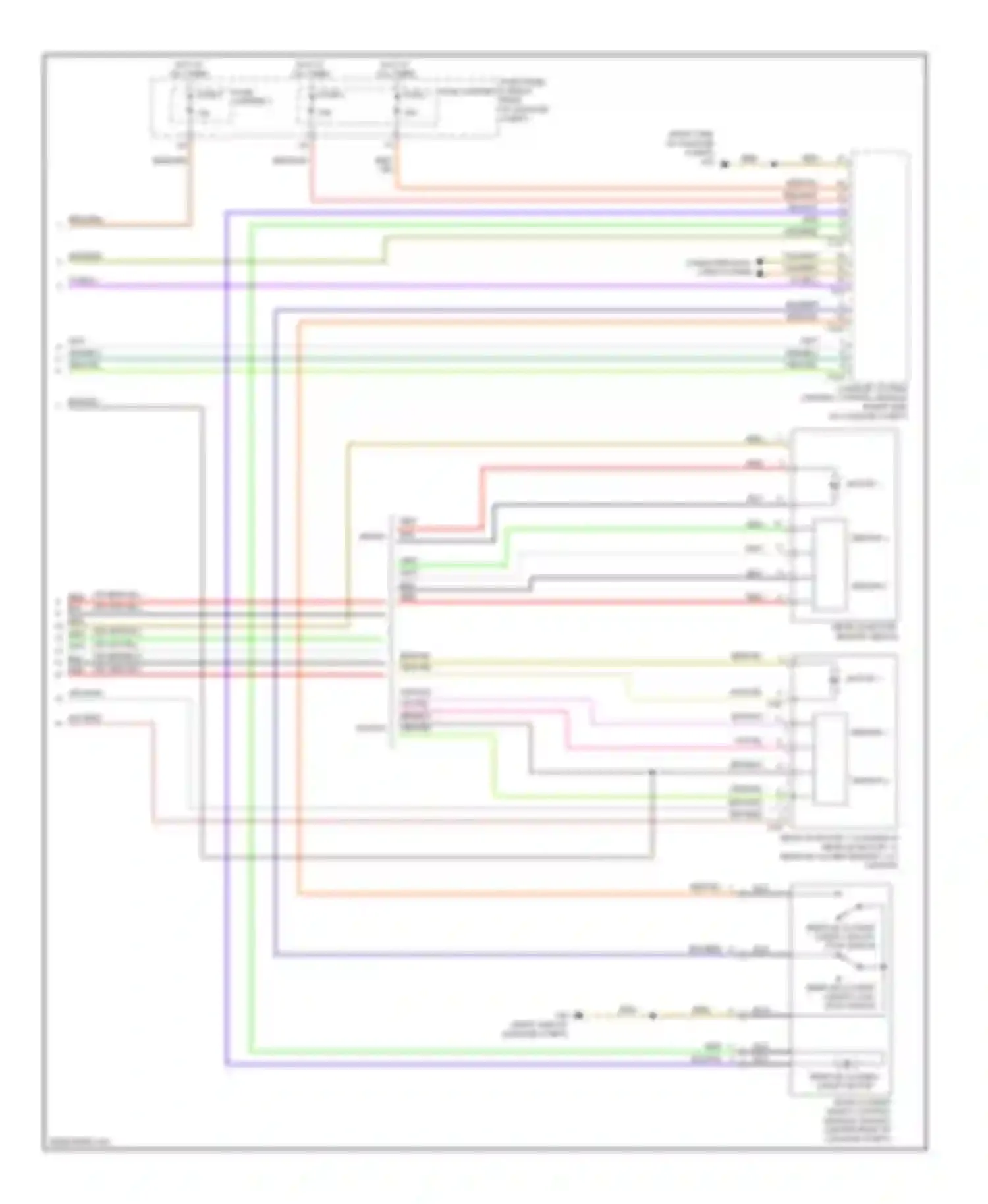 Wiring diagram fuse carrier 1 for Audi A6 C7 (2011-2014) (12 of 12)