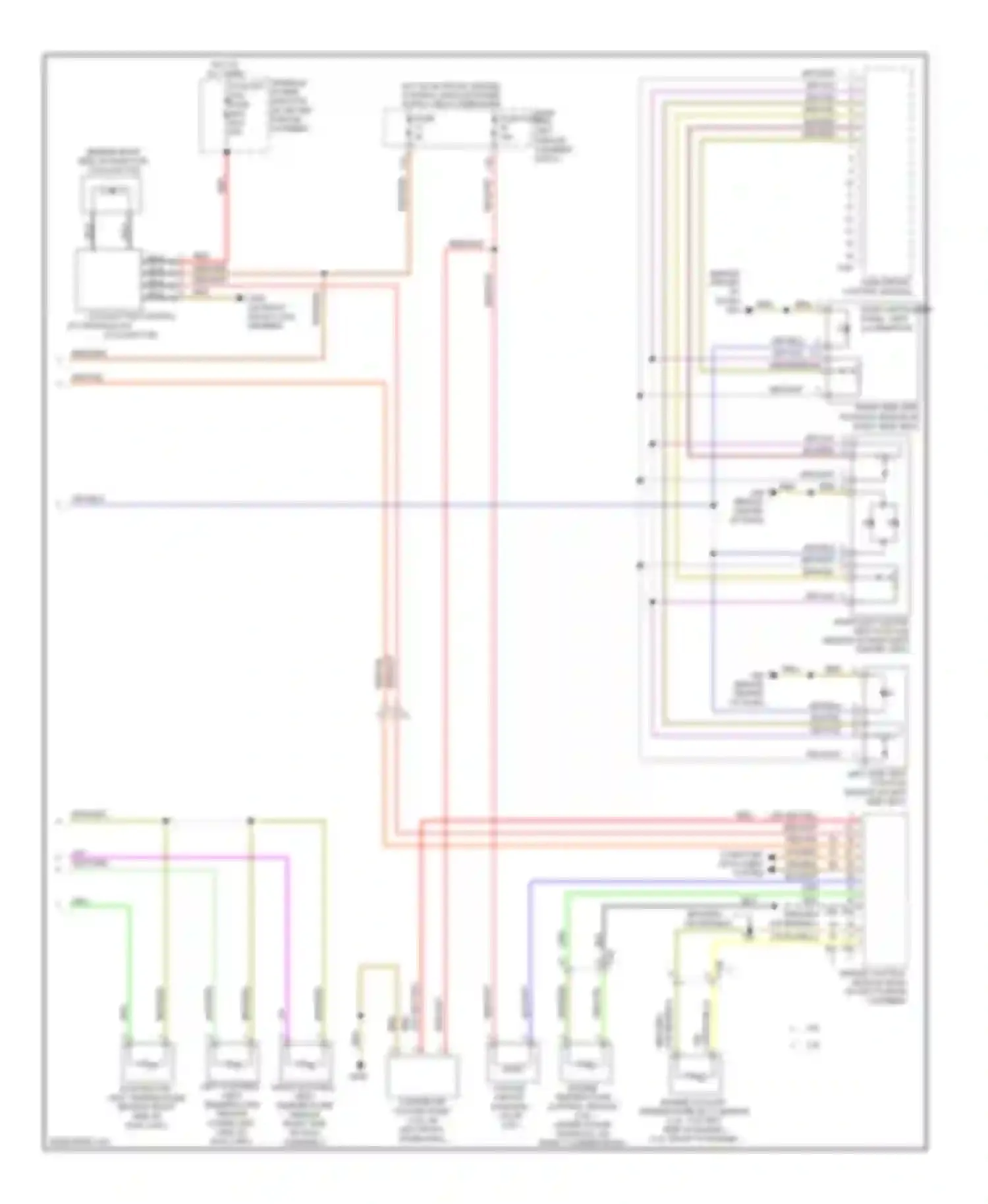 Wiring diagram coolant fan control for Audi A6 C7 (2011-2014)