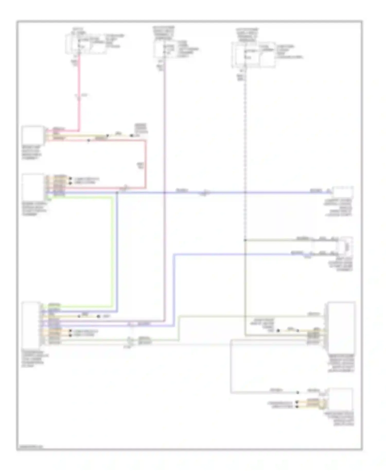 Wiring diagram fuse carrier 4 fuse 4 for Audi A6 C7 (2011-2014)