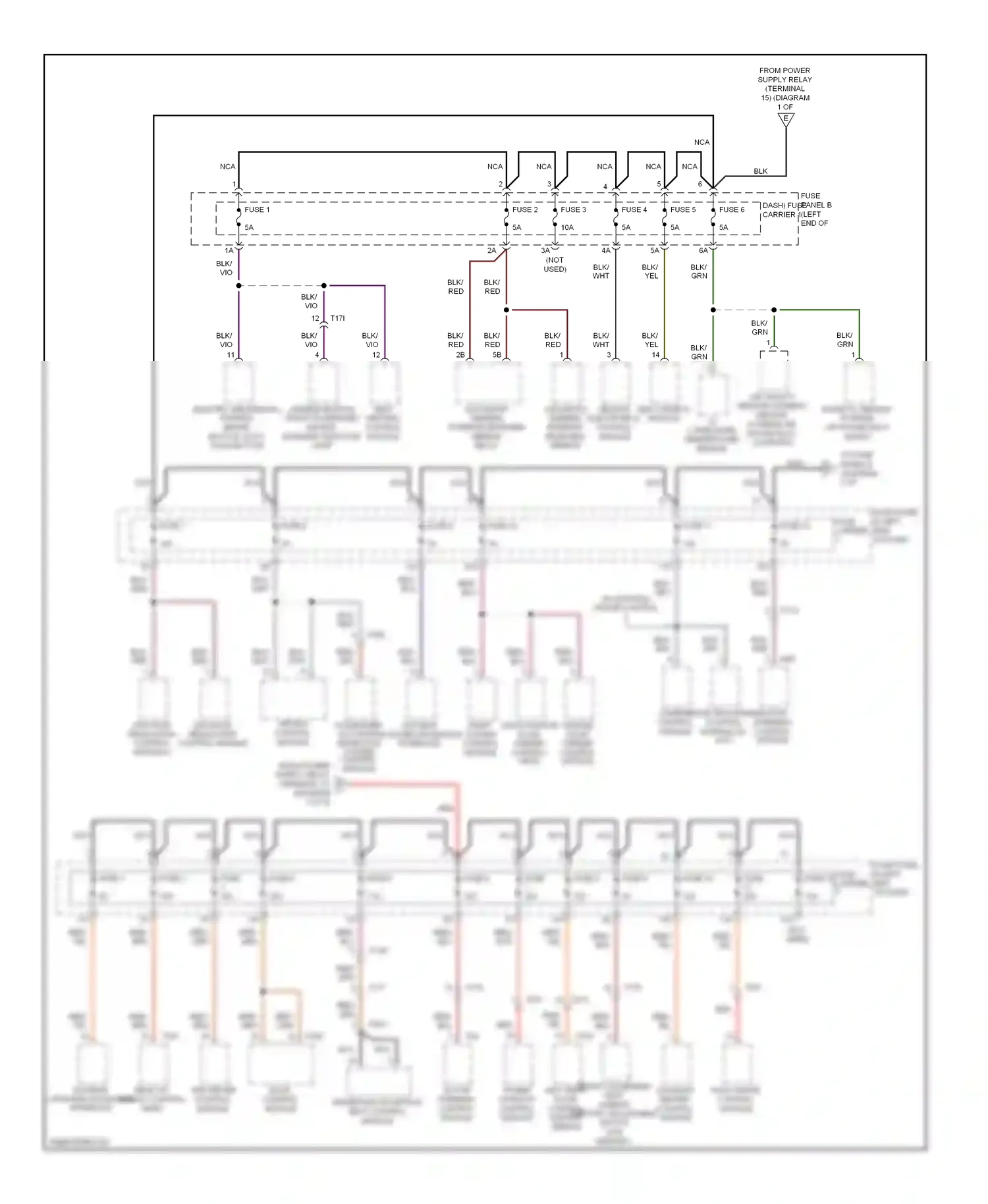 Audi A6 C7 (2011-2014) image processing control module (w/ acc) wiring diagram  (1 of 1)