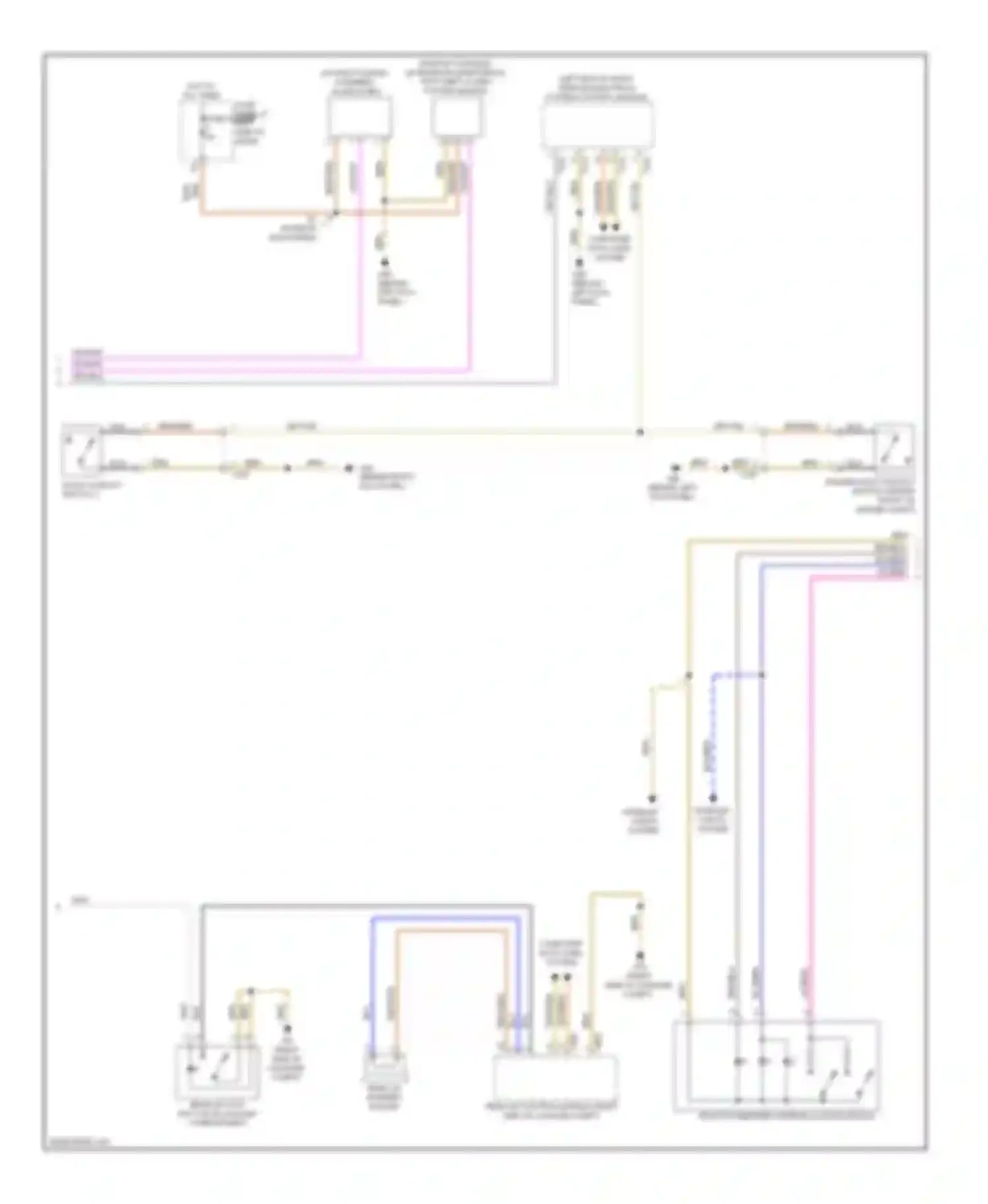 Wiring diagram gry/blk for Audi A6 C7 (2011-2014)