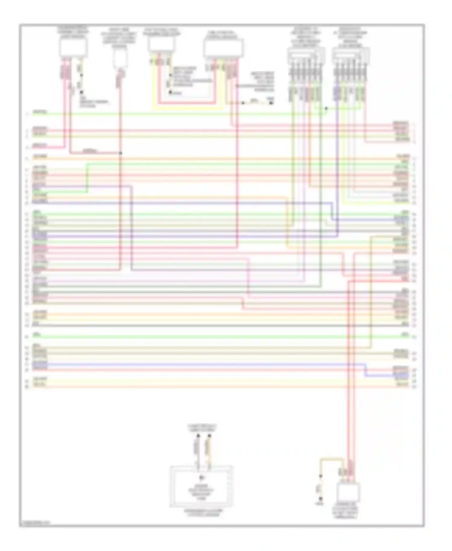 Wiring diagram red for Audi A6 C7 (2011-2014) (26 of 90)