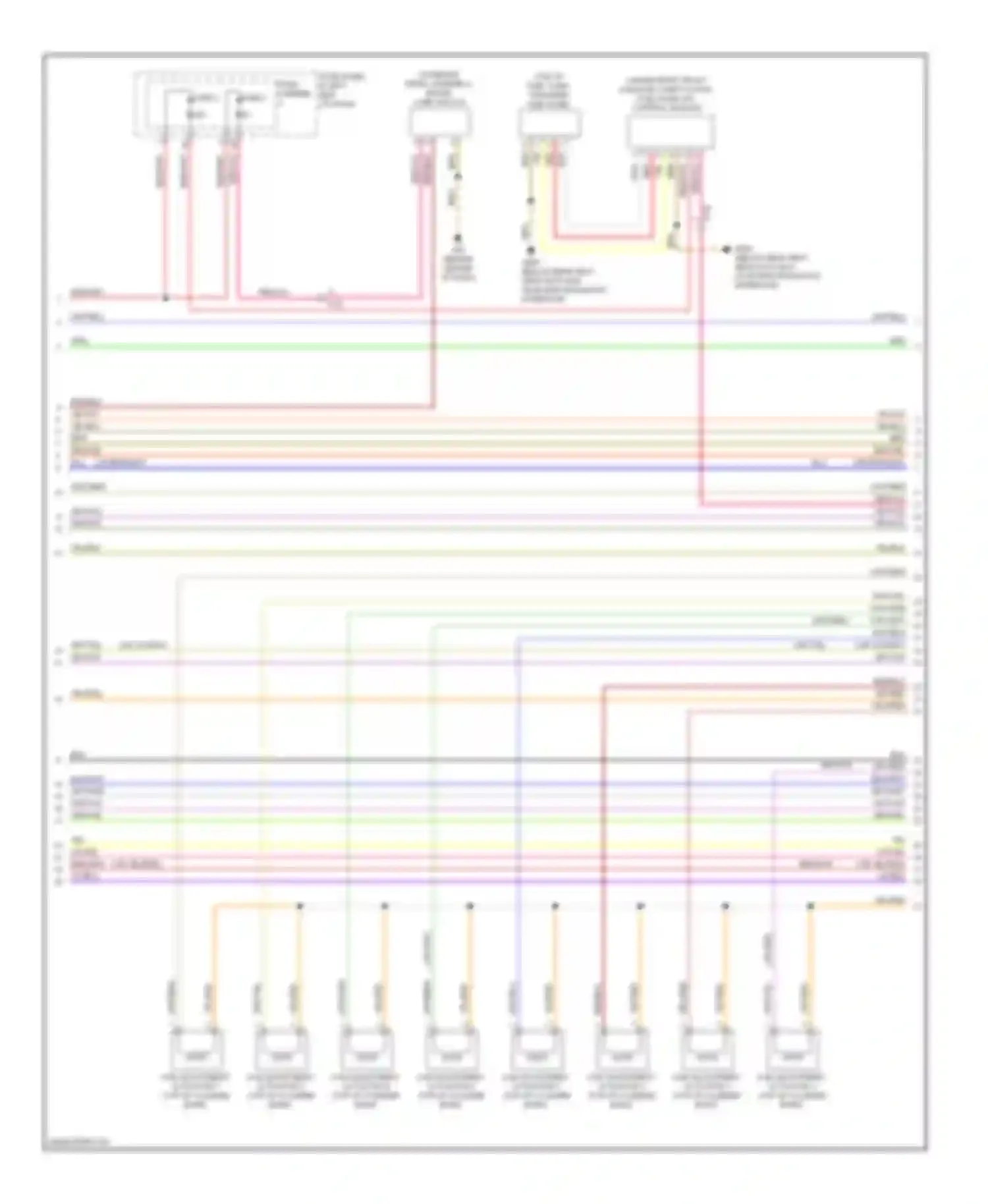 Wiring diagram wht/brn for Audi A6 C7 (2011-2014) (7 of 13)