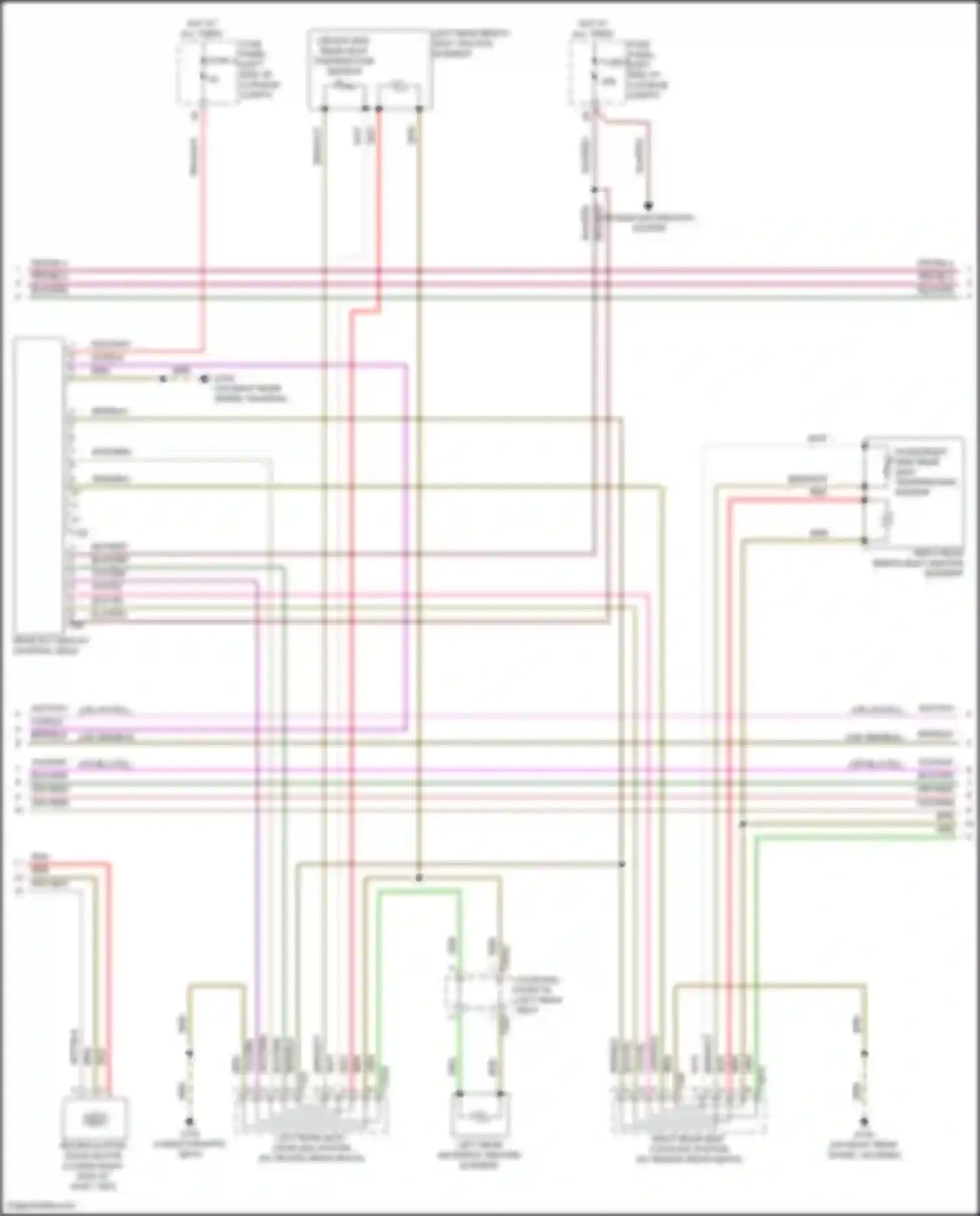 A6 Audi C8 facelift (2022-2024): Automatic a/c circuit, w/o climatronic (5 of 6)