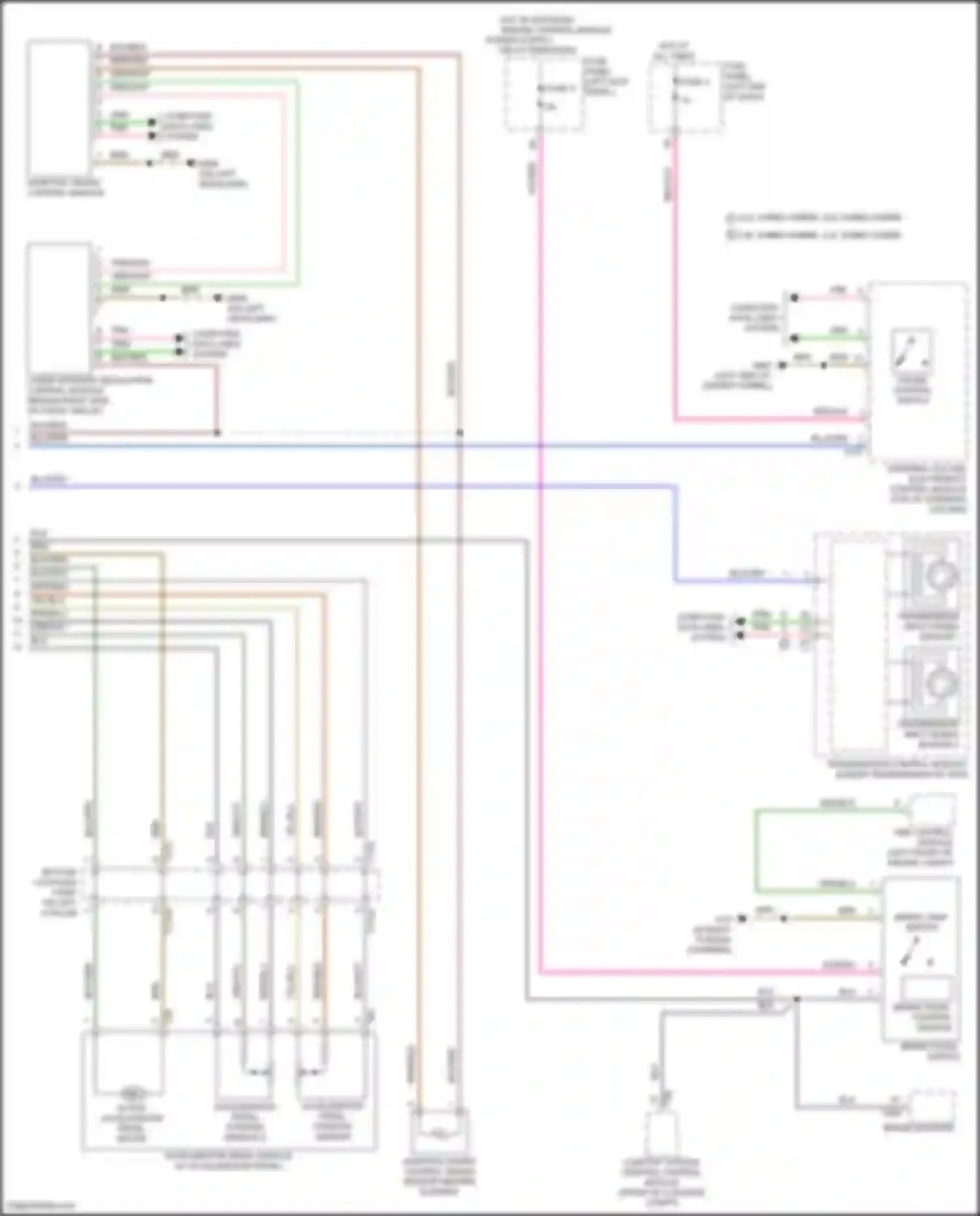A6 Audi C8 facelift (2022-2024): Cruise control circuit (2 of 2)