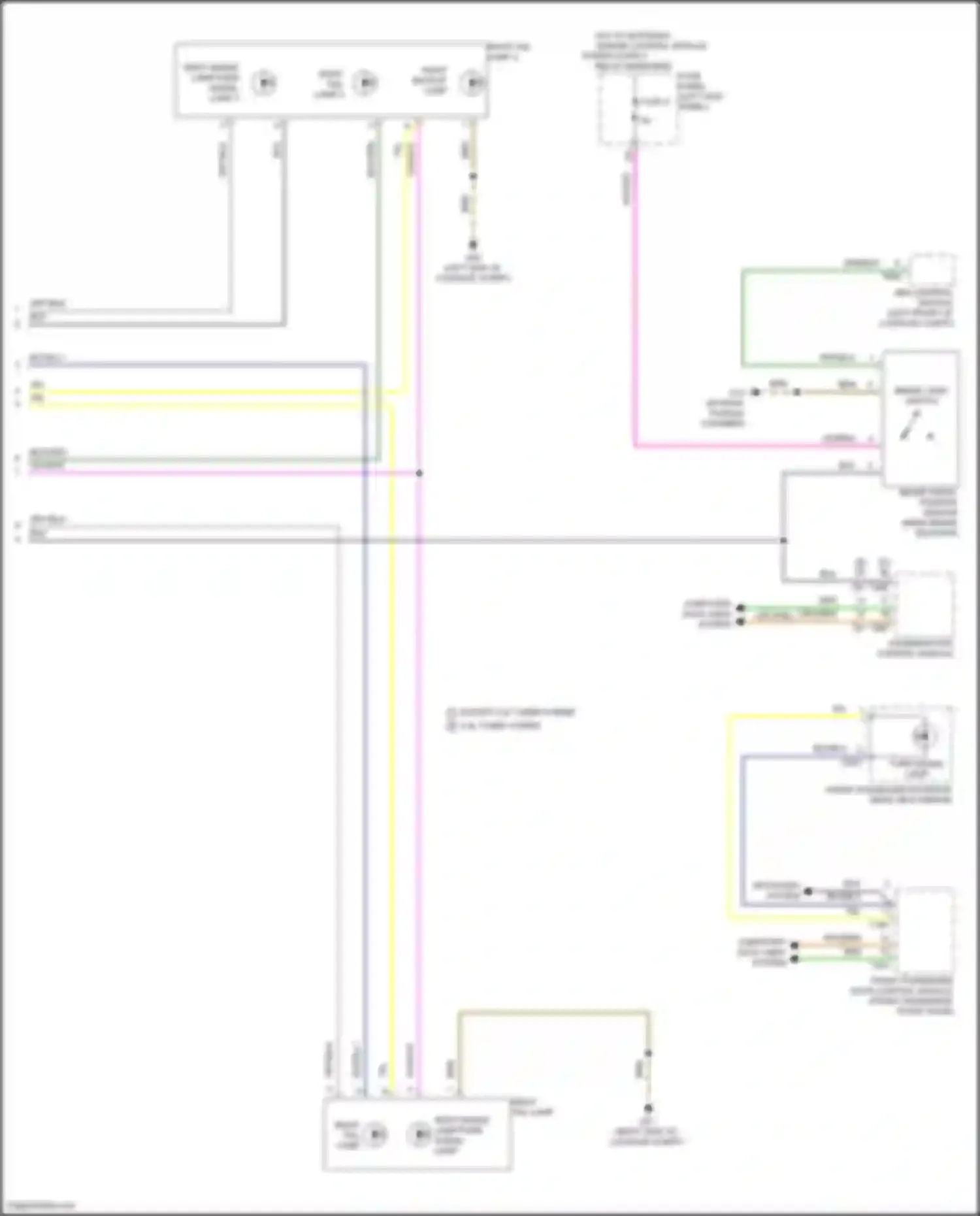 A6 Audi C8 facelift (2022-2024): Exterior lamps circuit, w/ multiple matrix beam (4 of 4)