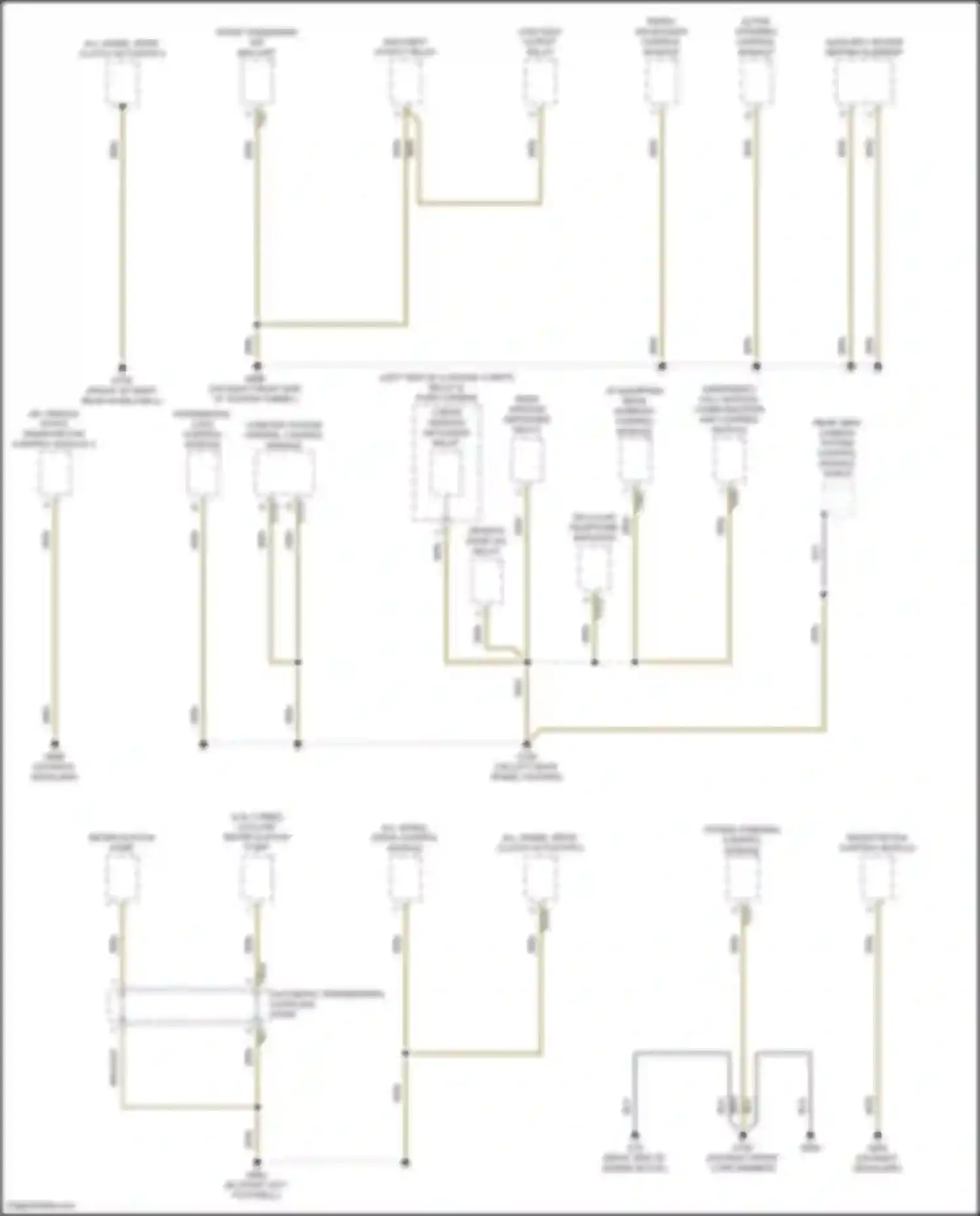 A6 Audi C8 facelift (2022-2024): Ground distribution circuit (4 of 11)
