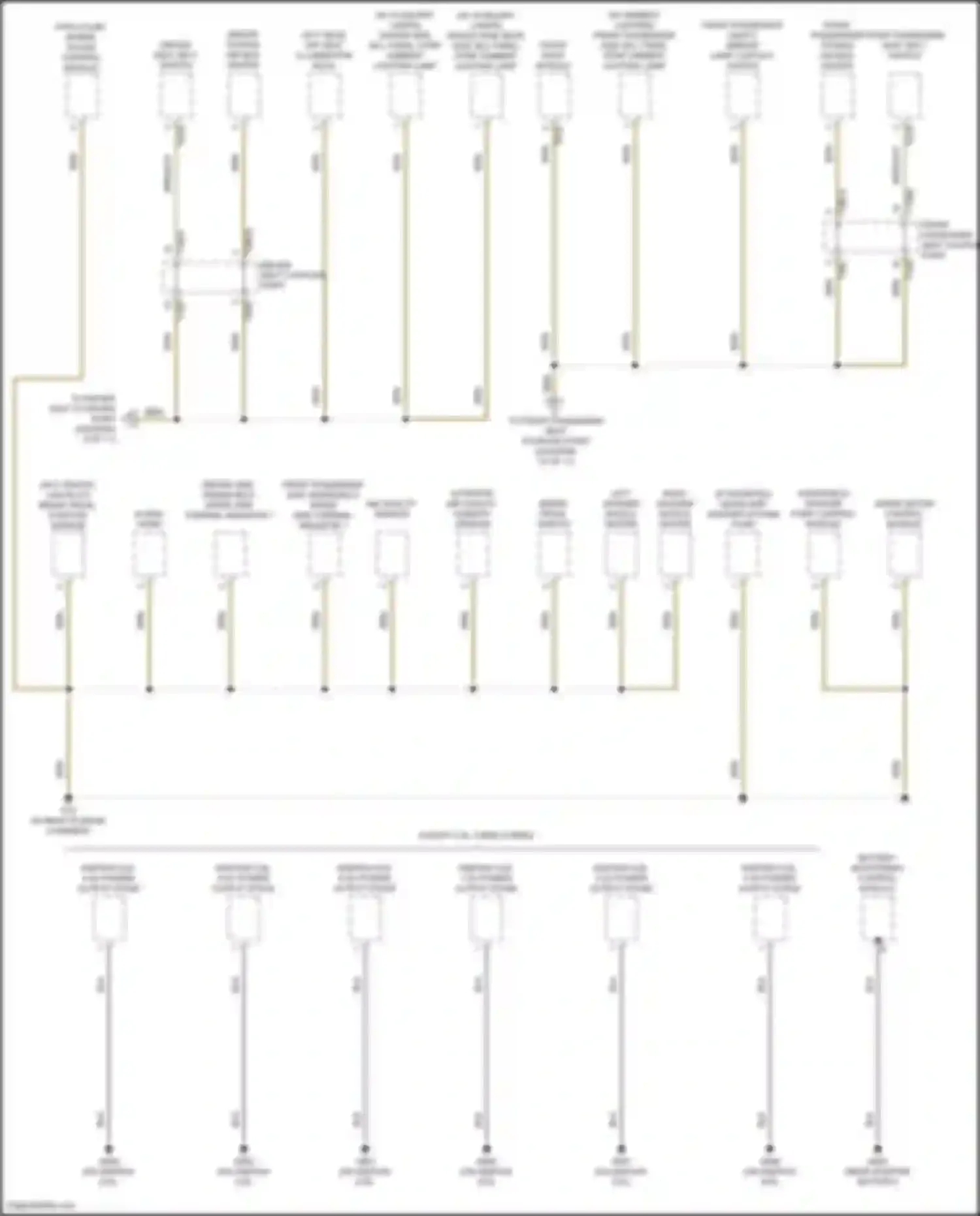 A6 Audi C8 facelift (2022-2024): Ground distribution circuit (9 of 11)