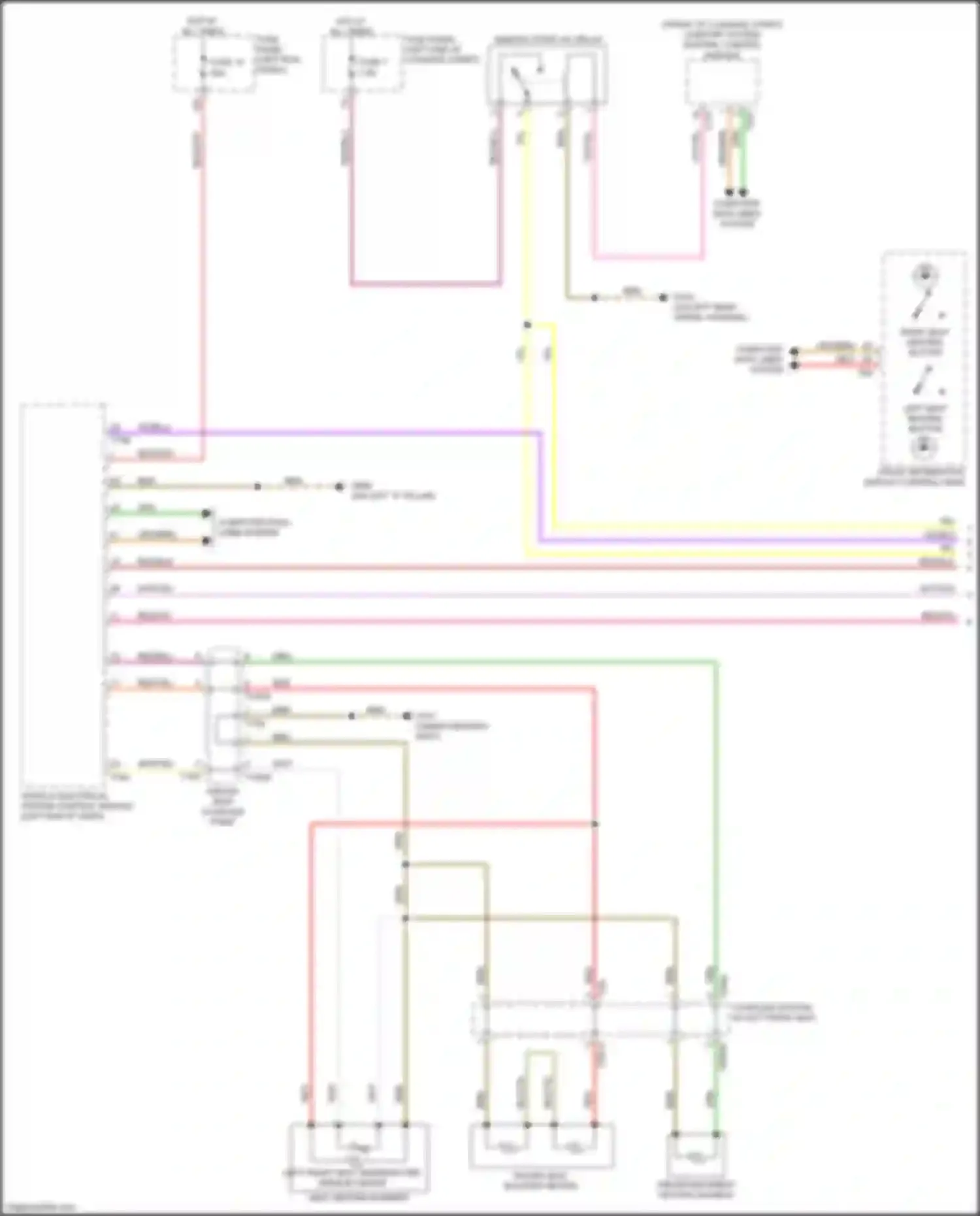 A6 Audi C8 facelift (2022-2024): Front heated seats circuit, w/ ventilation (1 of 2)