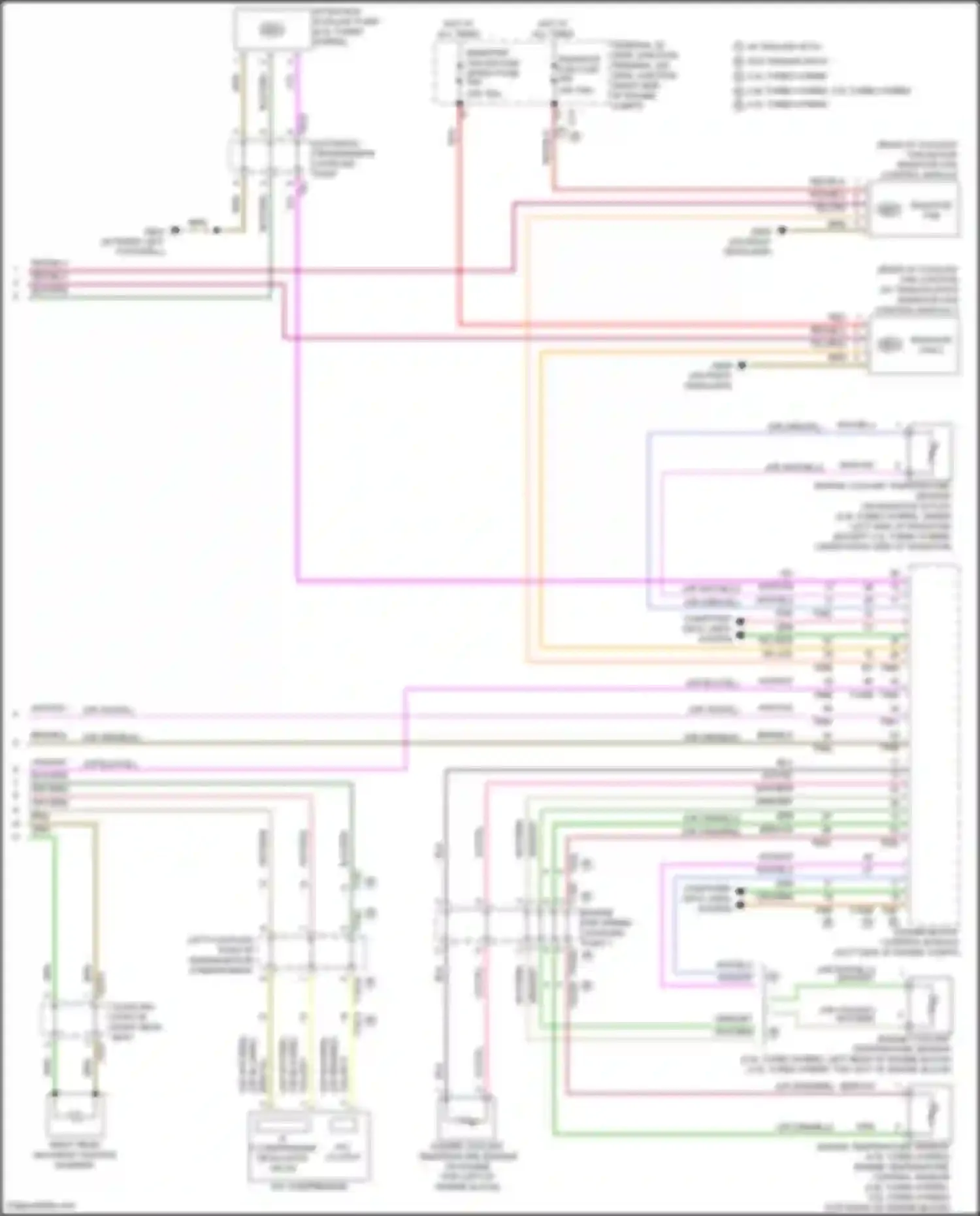 Wiring diagram a/c clutch for Audi A6 C8 facelift (2022-2024) (3 of 3)
