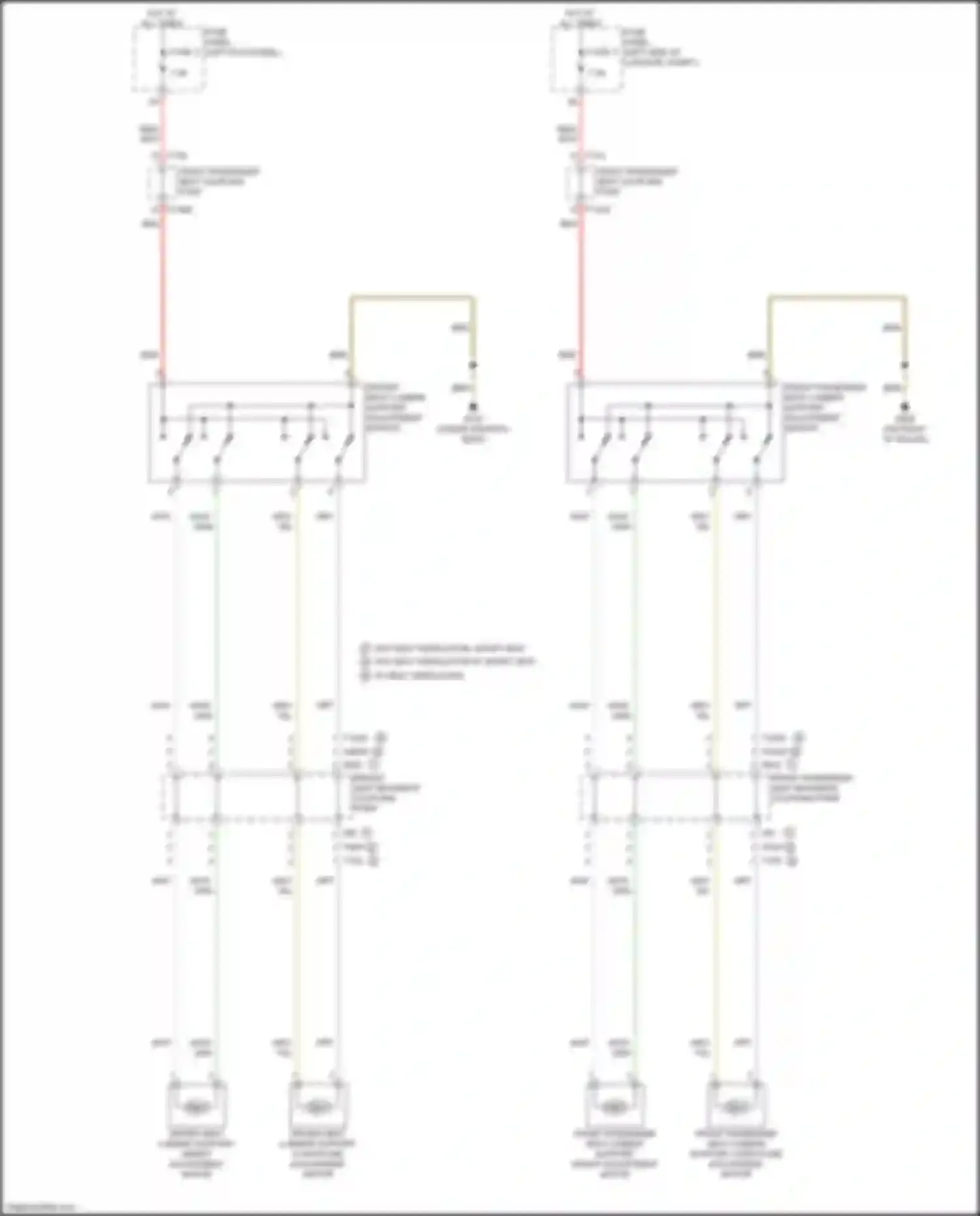 Wiring diagram front passenger seat lumbar support curvature adjustment motor for Audi A6 C8 facelift (2022-2024) (1 of 1)