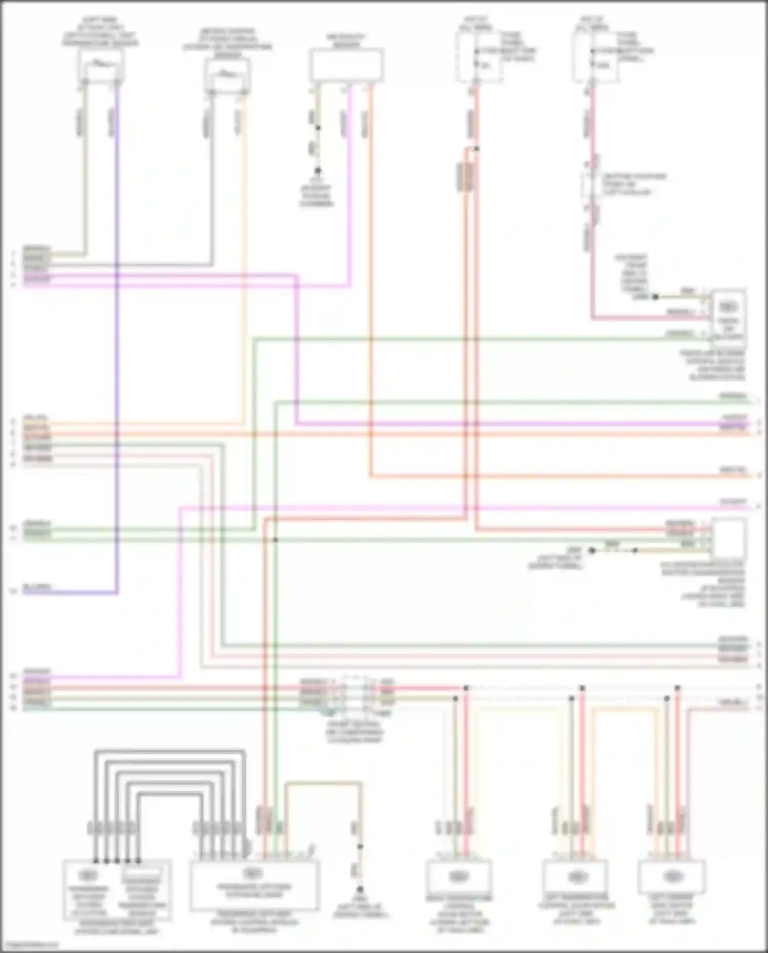 Wiring diagram fuse panel g for Audi A6 C8 facelift (2022-2024) (1 of 17)