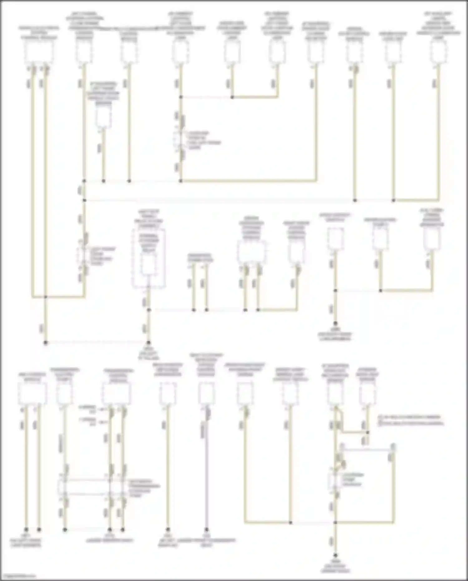 Wiring diagram night vision system control module for Audi A6 C8 facelift (2022-2024) (2 of 4)