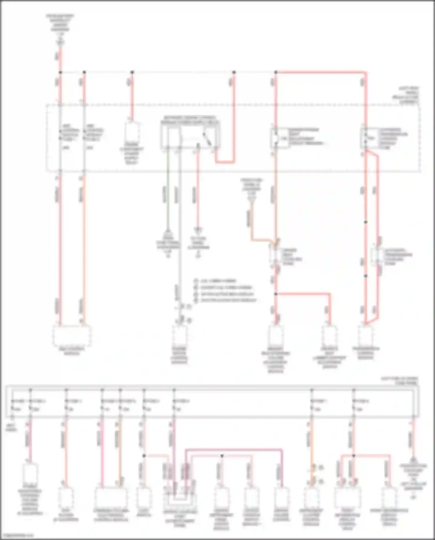 Wiring diagram w/o fpk active info display for Audi A6 C8 facelift (2022-2024) (7 of 9)