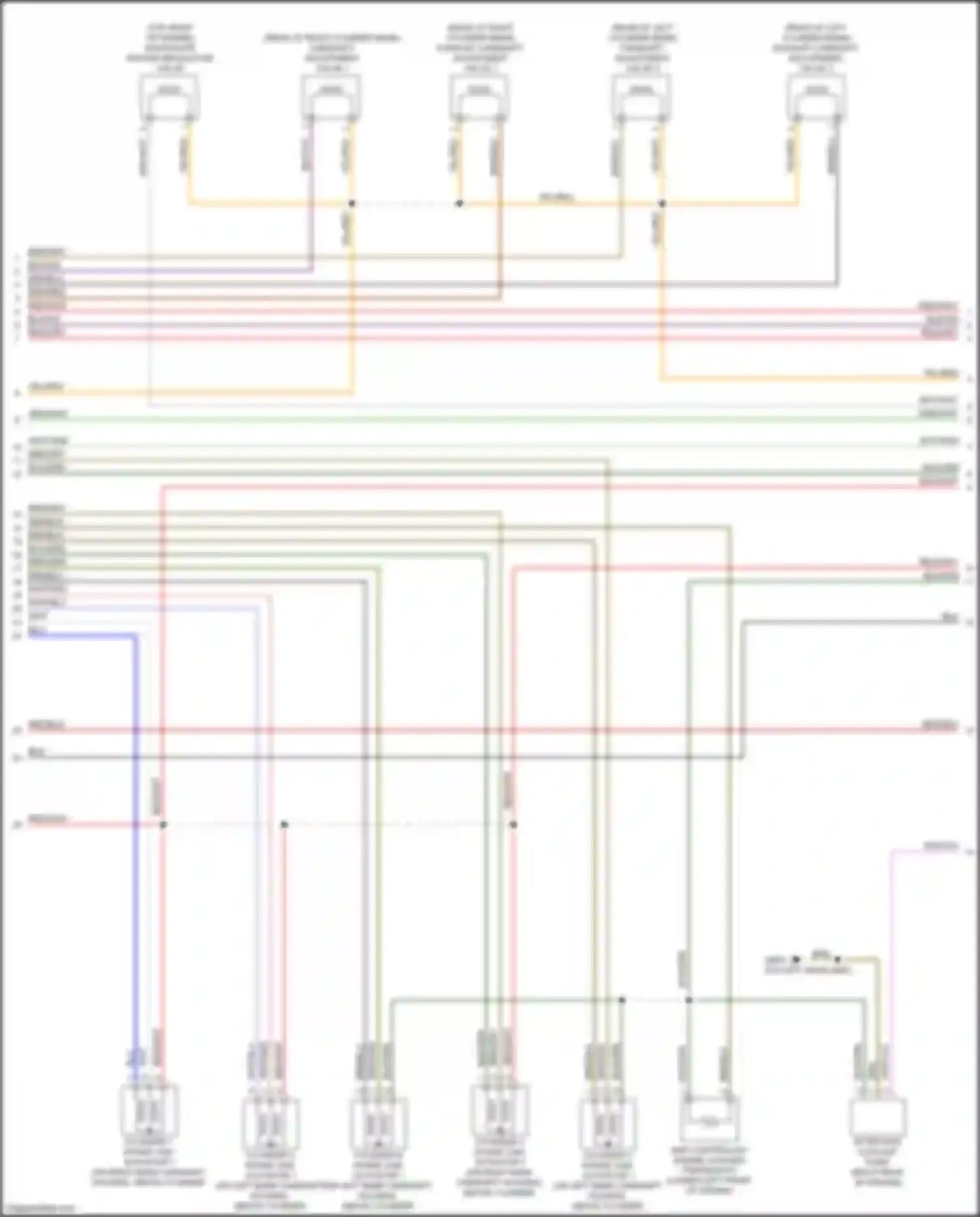 A6 Audi C8 (2018-2023): Wiring diagram engine performance 3.0l turbo (5 of 10)