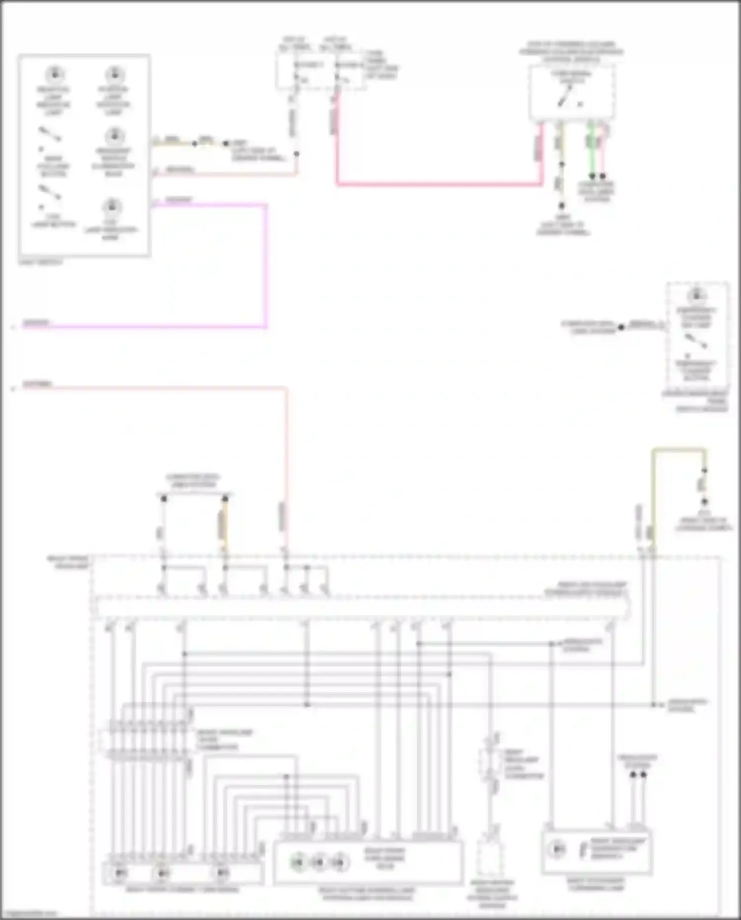 A6 Audi C8 (2018-2023): Exterior lamps circuit, w/ multiple matrix beam (2 of 4)