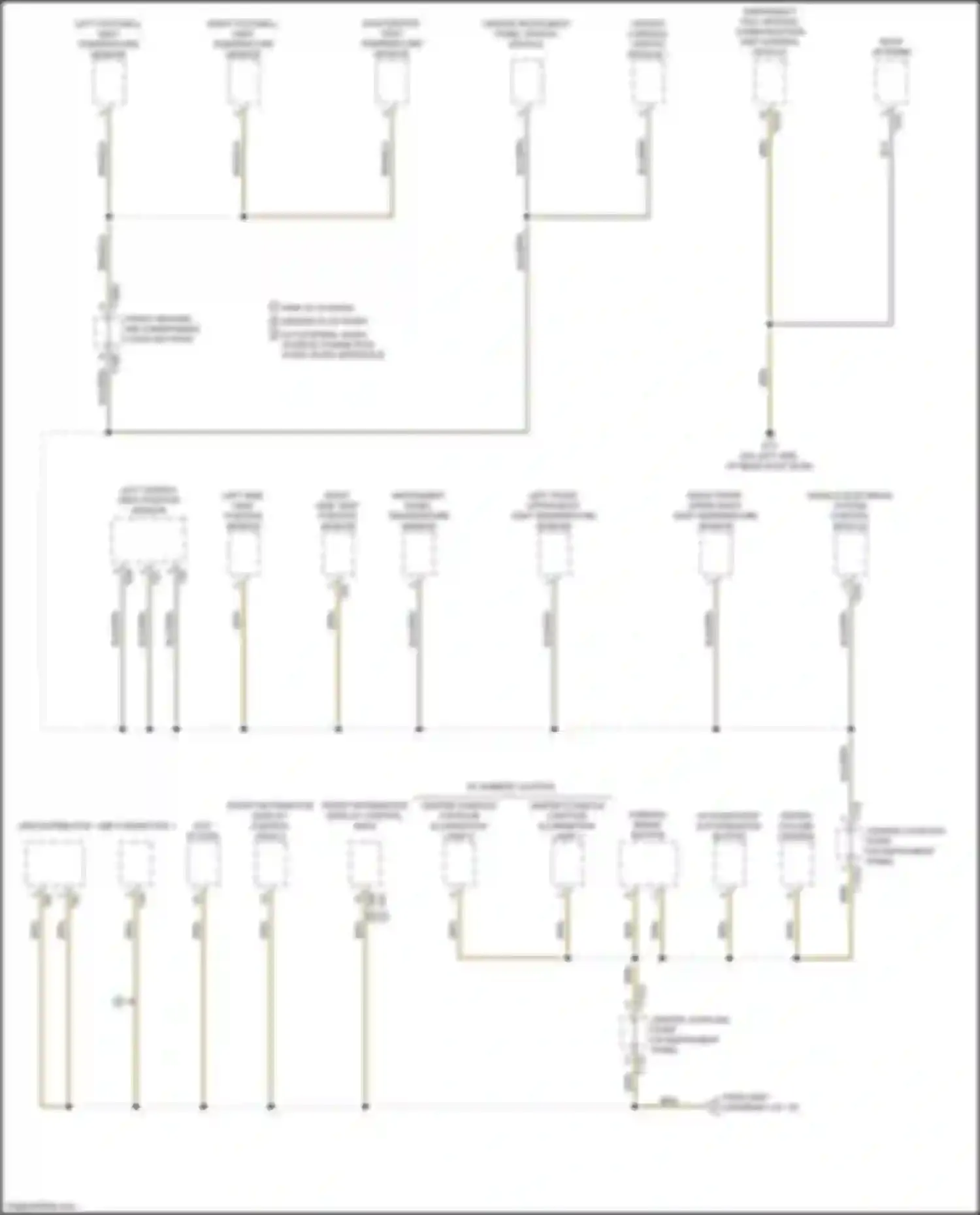A6 Audi C8 (2018-2023): Ground distribution circuit (5 of 10)