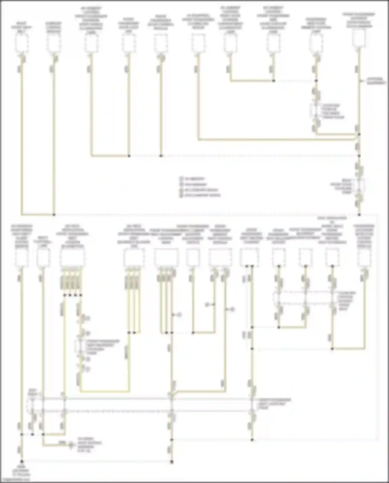 A6 Audi C8 (2018-2023): Ground distribution circuit (9 of 10)