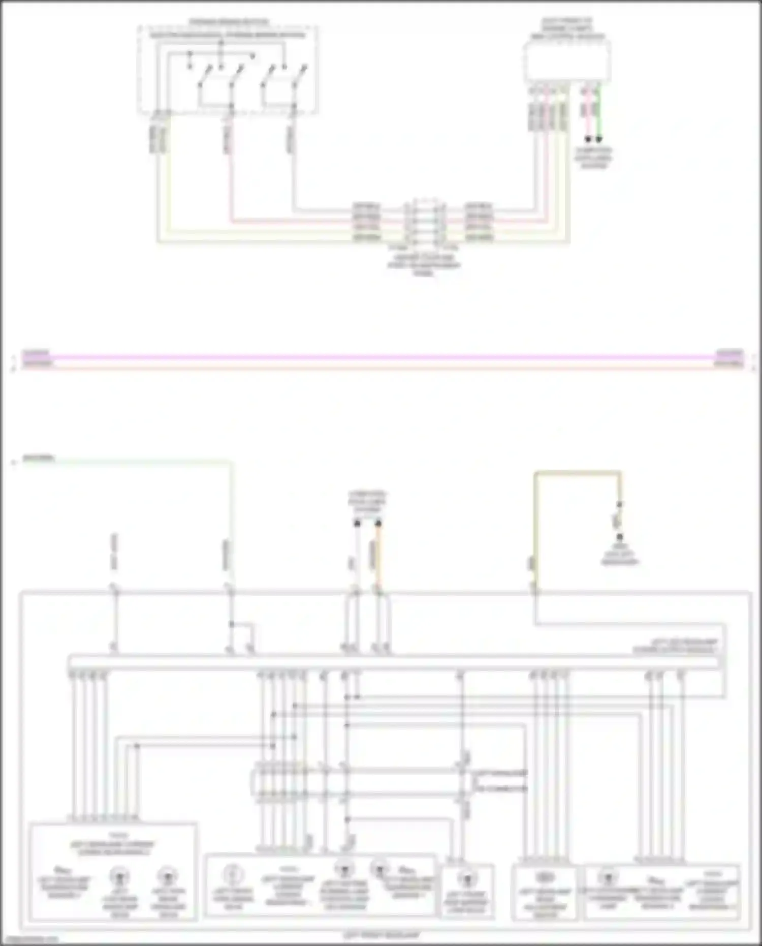 A6 Audi C8 (2018-2023): Headlights circuit, w/o multiple matrix beam w/ high beam control (2 of 3)