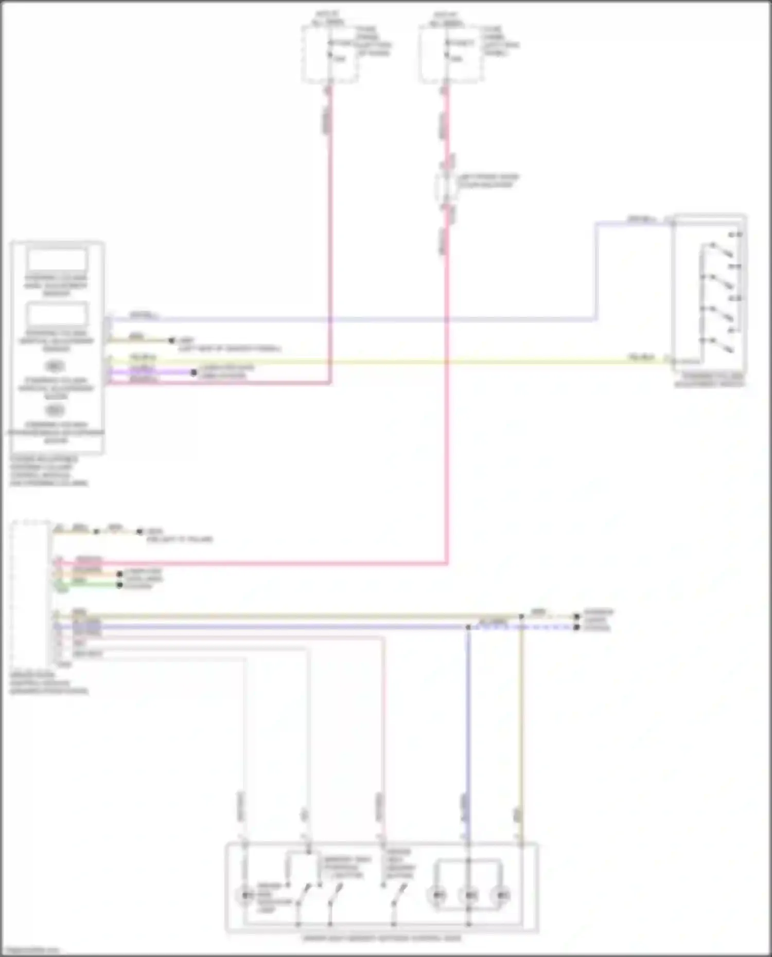 A6 Audi C8 (2018-2023): Steering column memory circuit