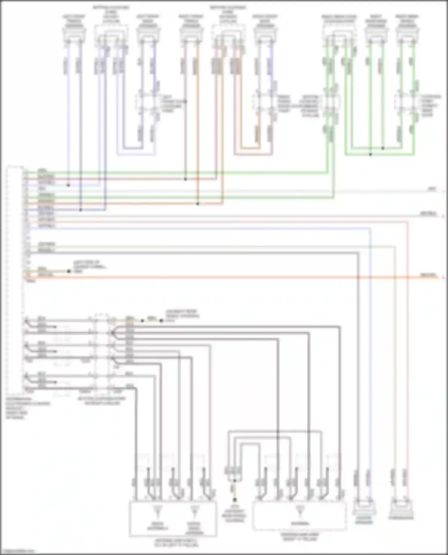 A6 Audi C8 (2018-2023): Navigation circuit, w/o amplifier (1 of 4)