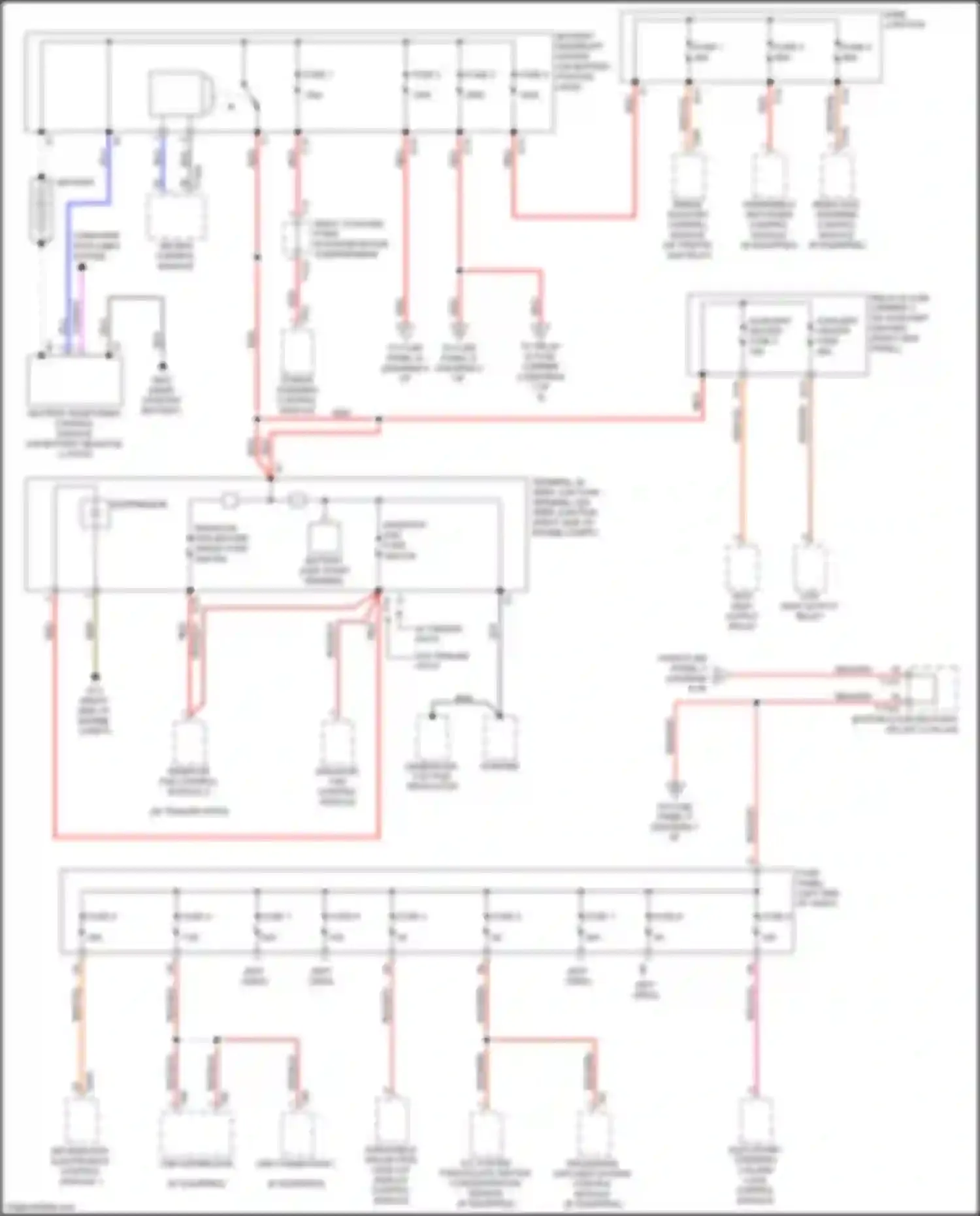 A6 Audi C8 (2018-2023): Power distribution circuit (1 of 9)