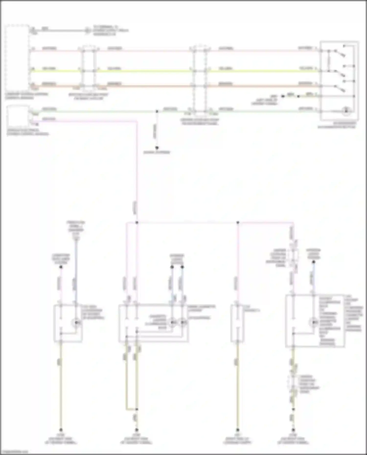A6 Audi C8 (2018-2023): Power distribution circuit (2 of 9)