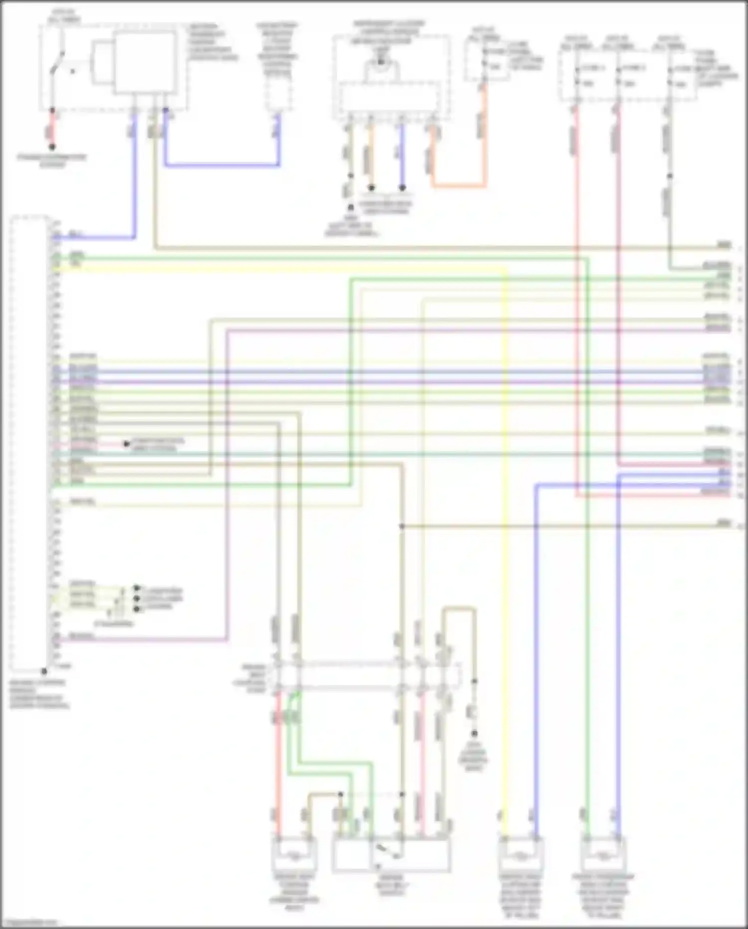 A6 Audi C8 (2018-2023): Supplemental restraints circuit (1 of 5)