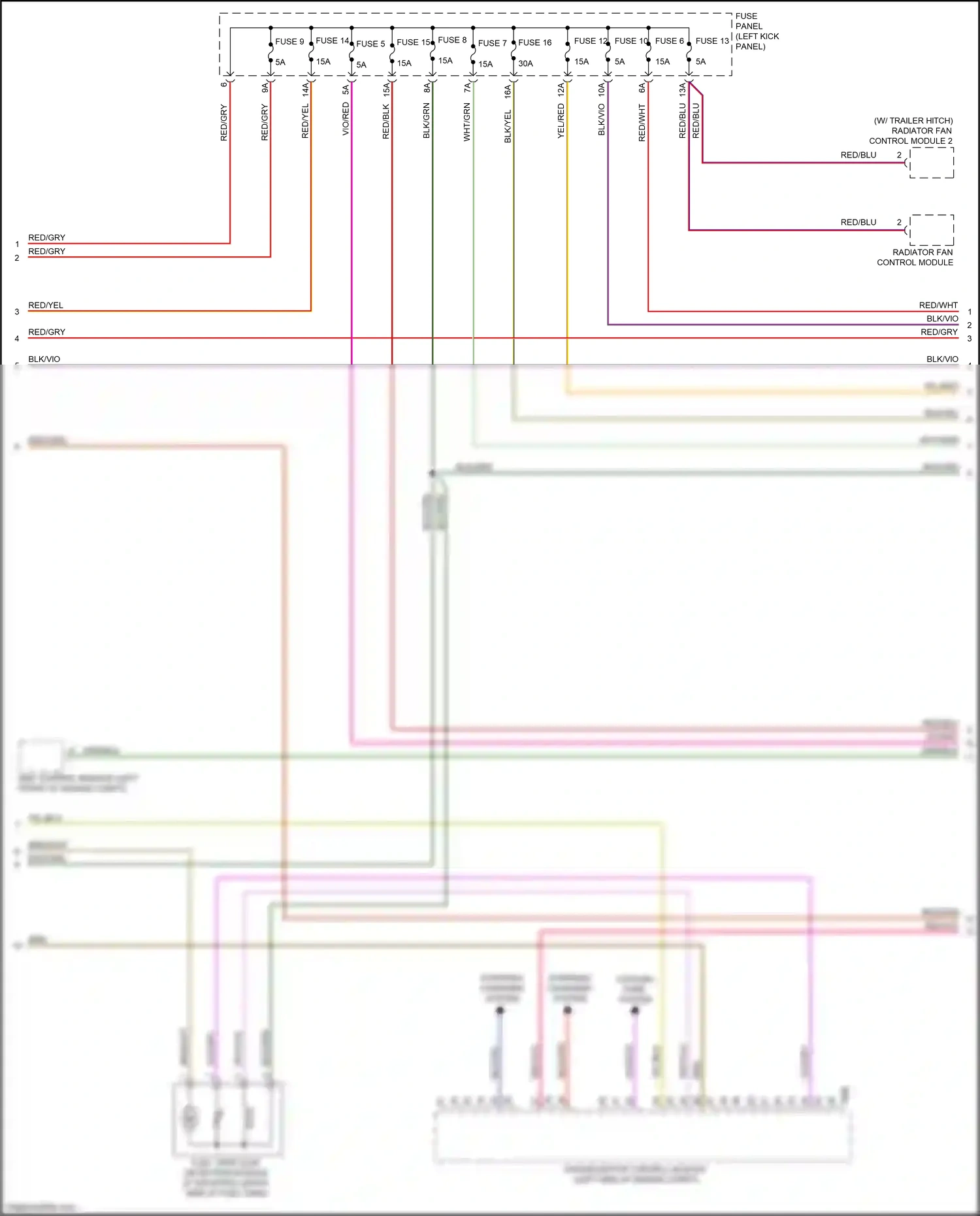 Audi A6 C8 (2018-2023) abs control module (left front of engine compt) wiring diagram  (1 of 1)