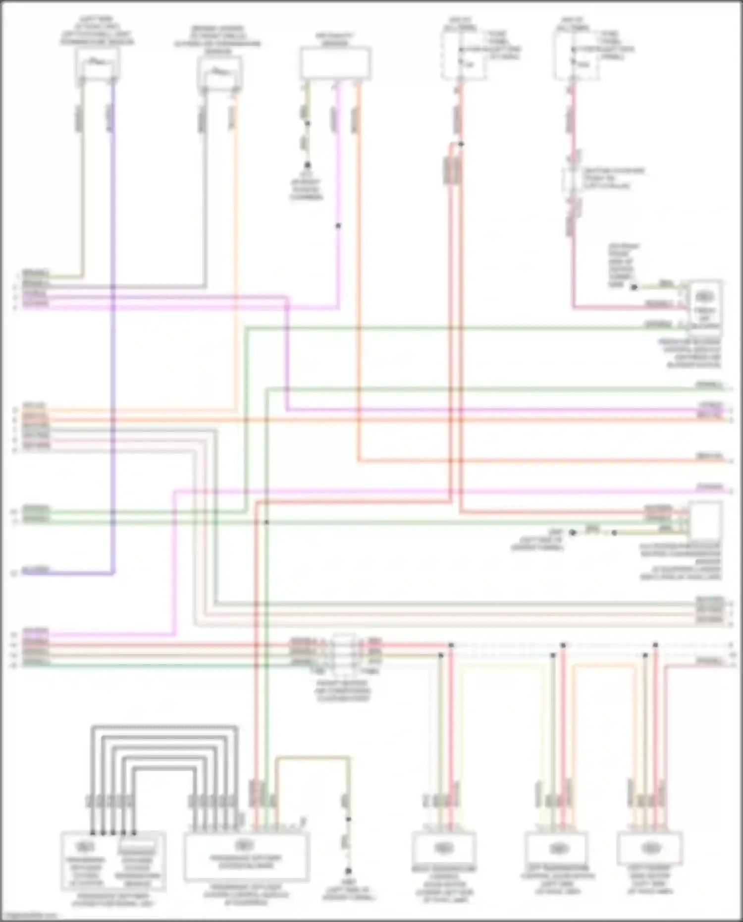 Wiring diagram air quality sensor for Audi A6 C8 (2018-2023) (1 of 3)