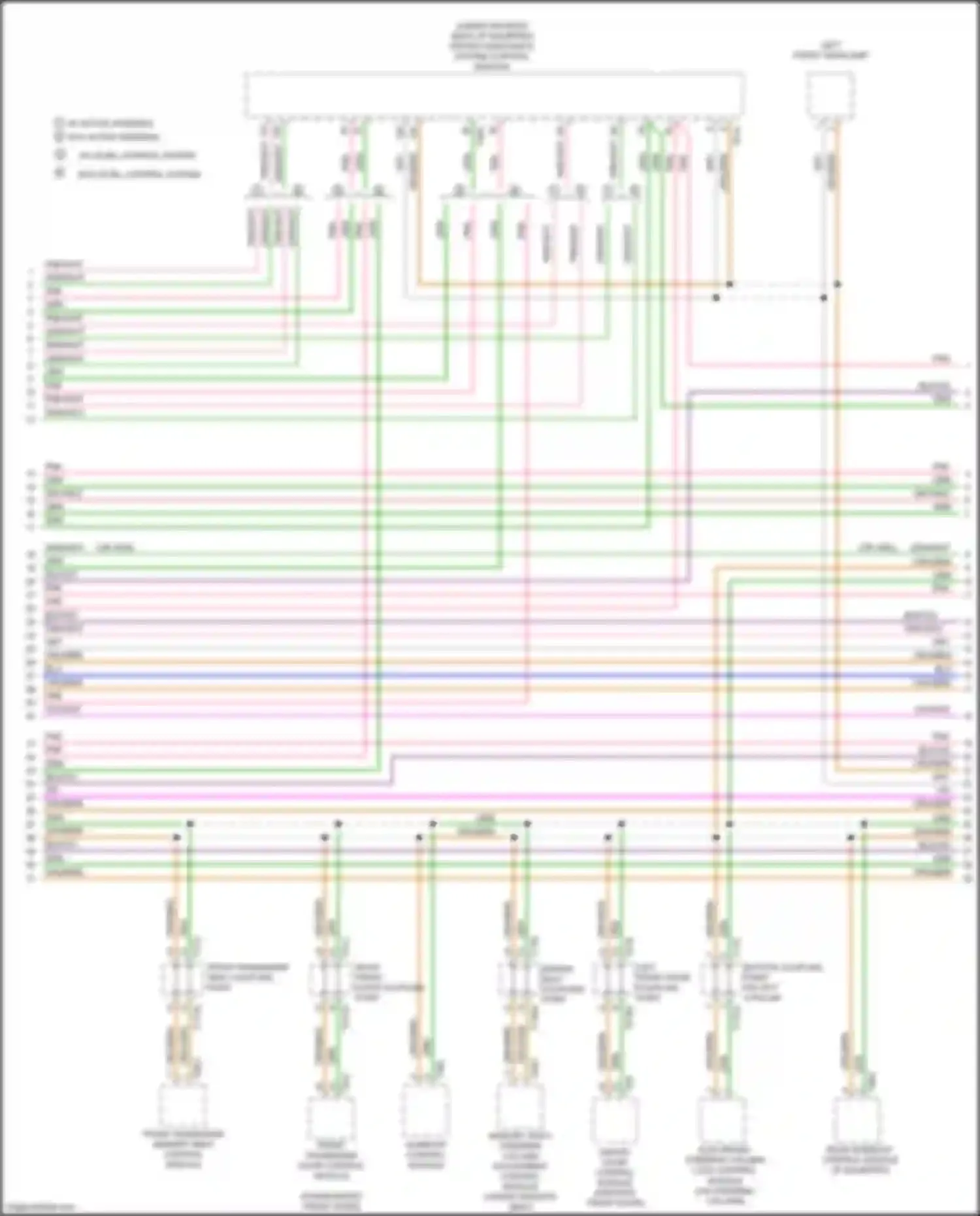 Wiring diagram blk/vio for Audi A6 C8 (2018-2023) (25 of 43)