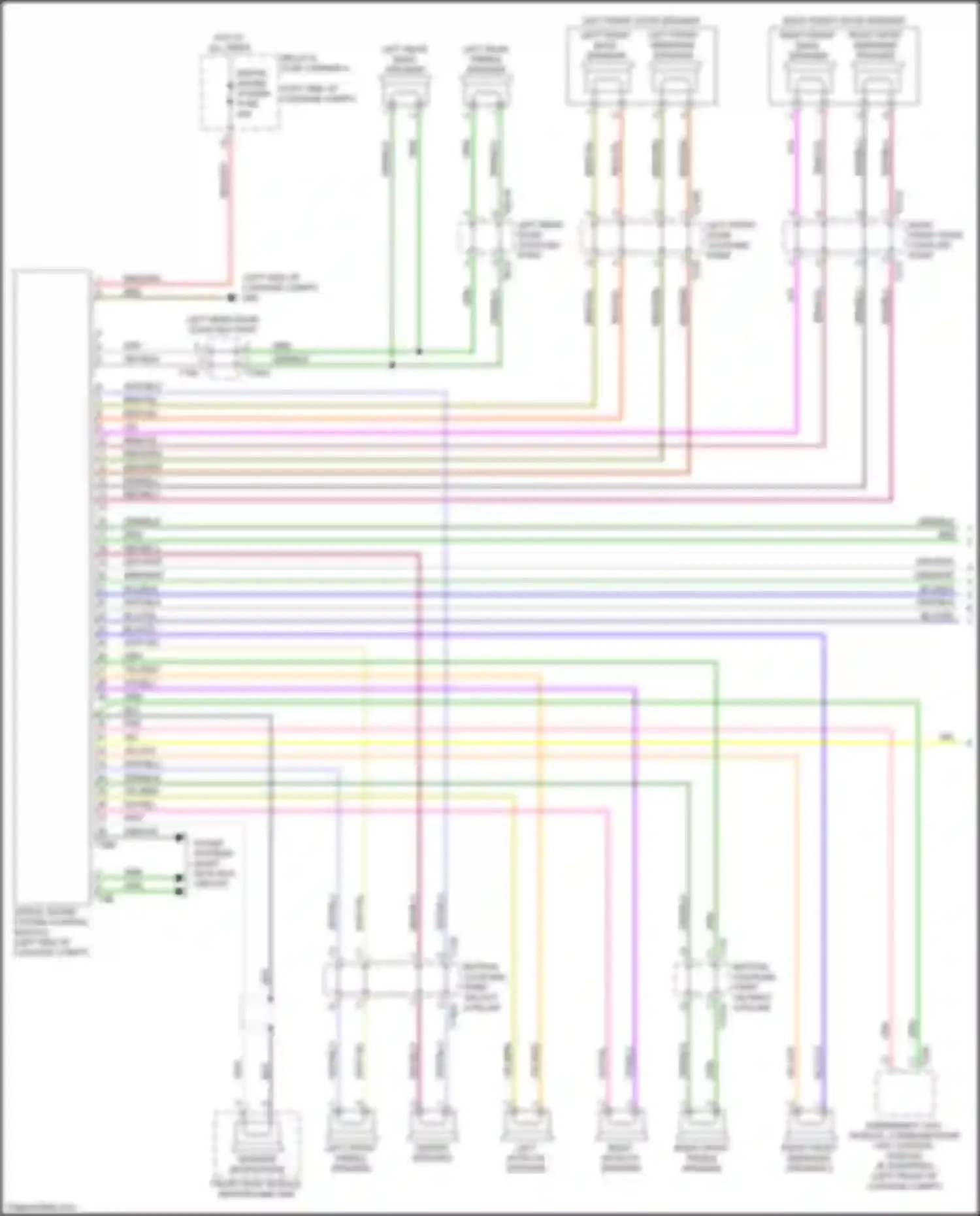 Wiring diagram brn for Audi A6 C8 (2018-2023) (84 of 196)