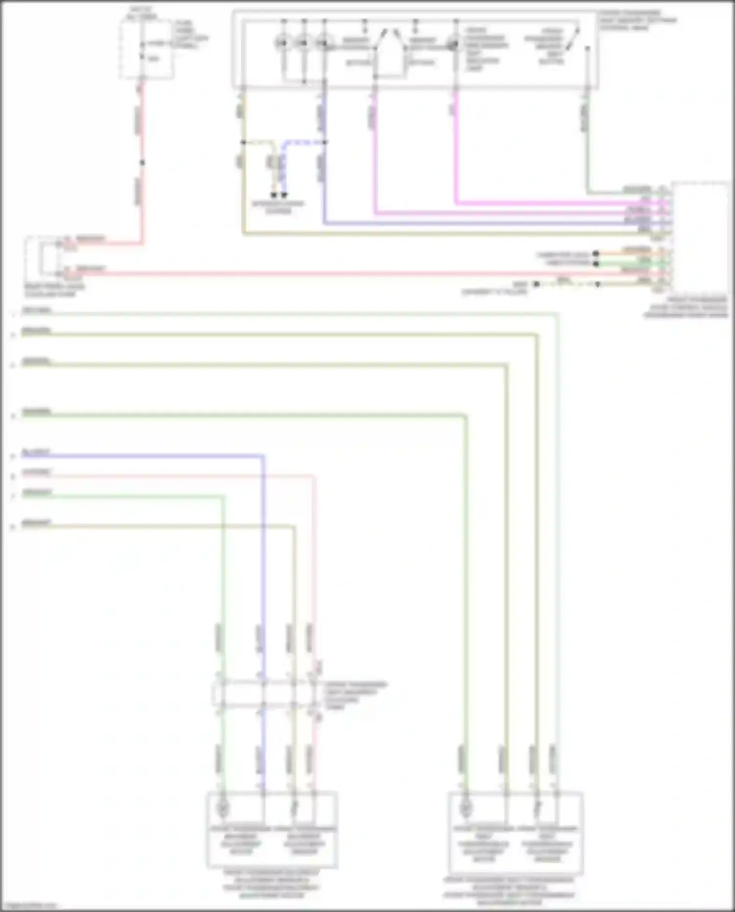 Wiring diagram computer data lines system for Audi A6 C8 (2018-2023) (126 of 144)