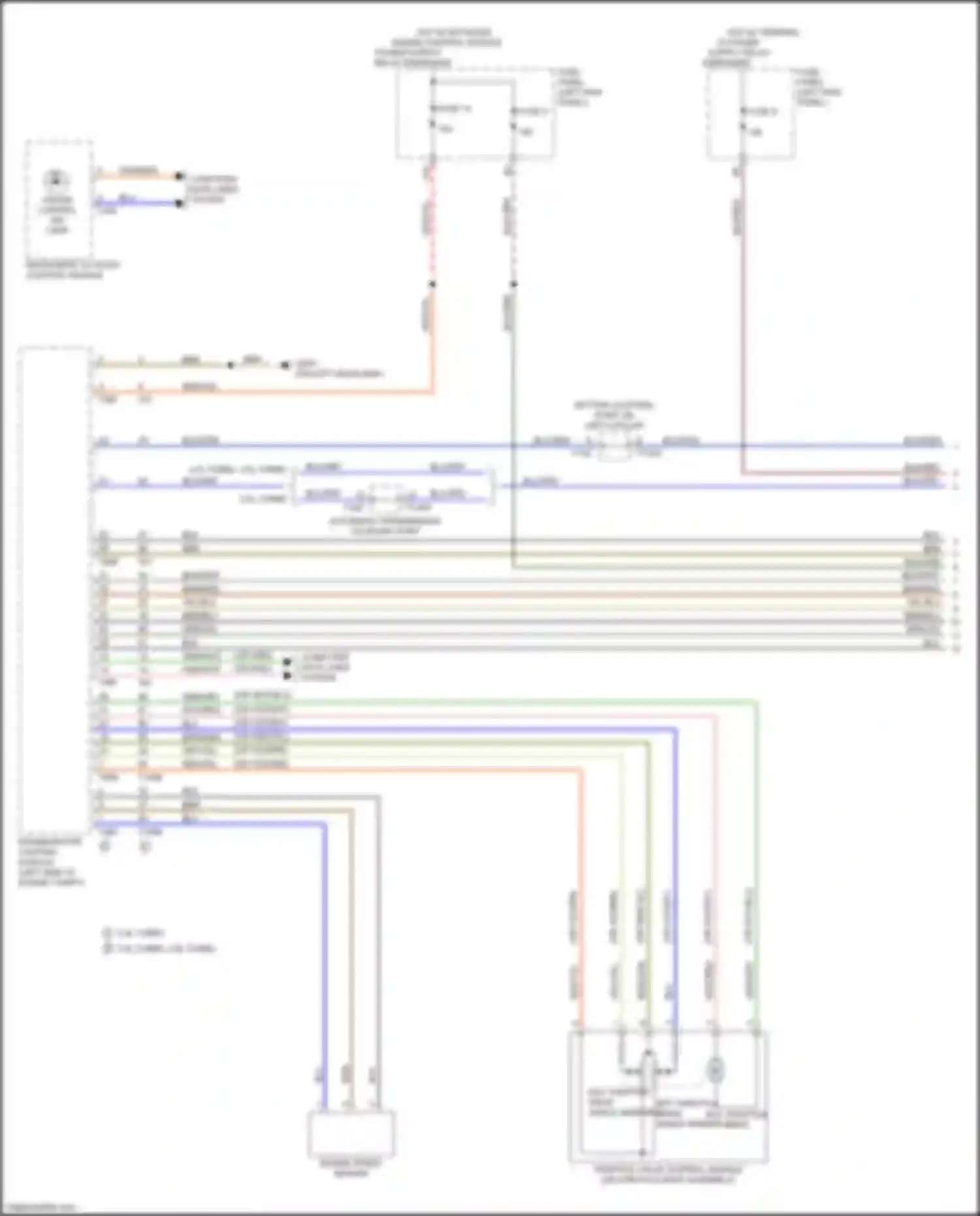 Wiring diagram cruise control ind lamp for Audi A6 C8 (2018-2023) (1 of 2)