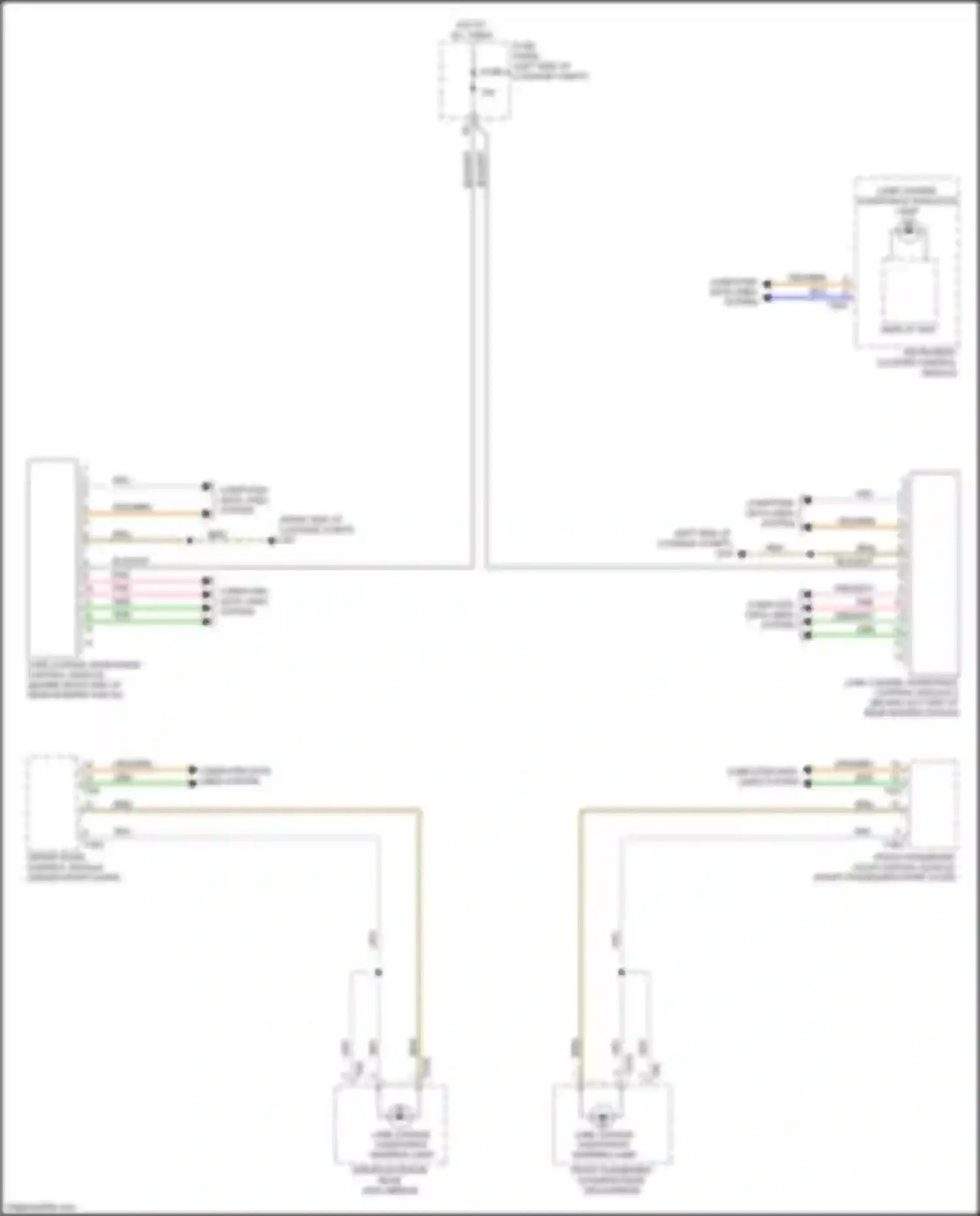 Wiring diagram driver exterior rear view mirror for Audi A6 C8 (2018-2023) (5 of 9)
