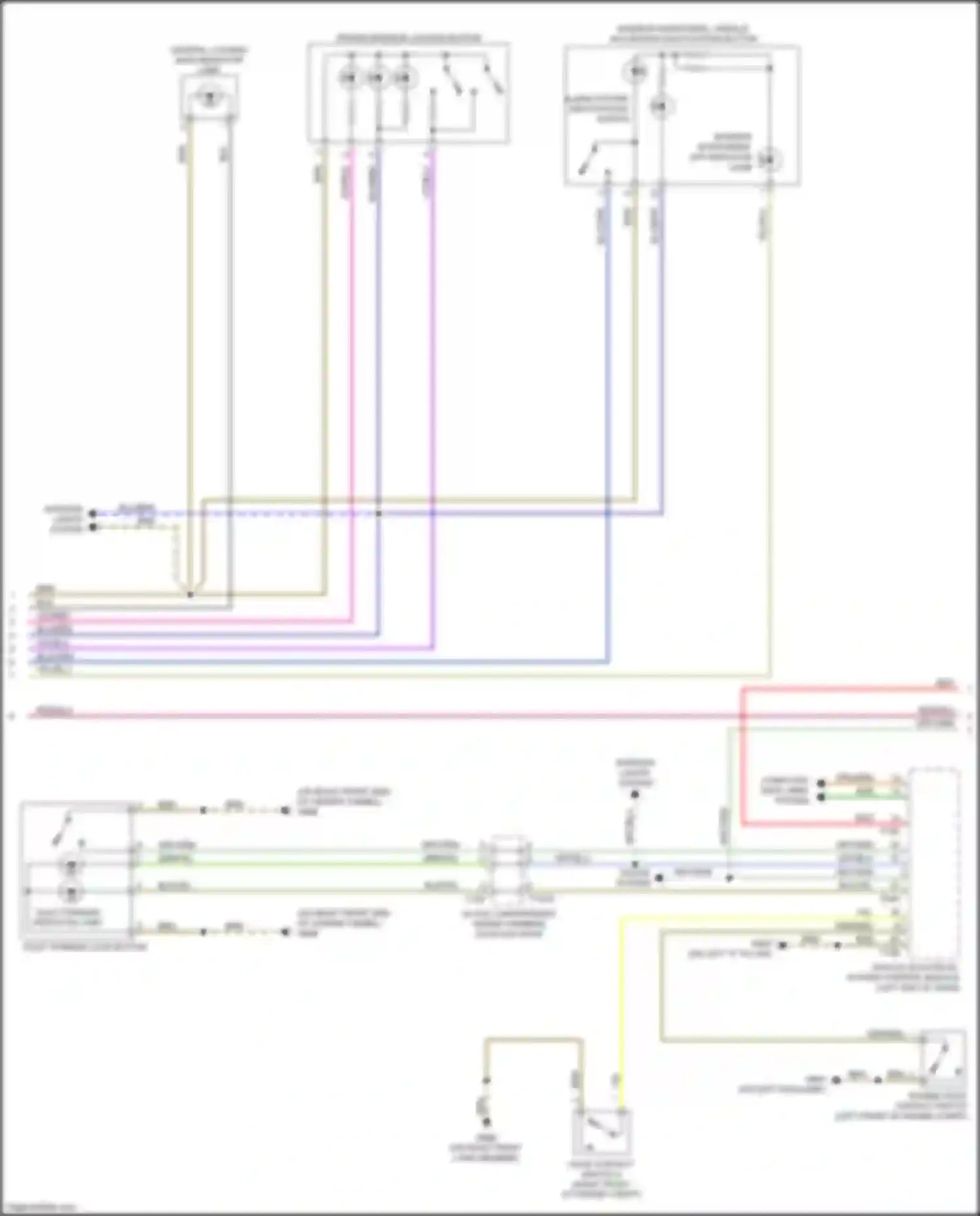 Wiring diagram sound system for Audi A6 C8 (2018-2023)